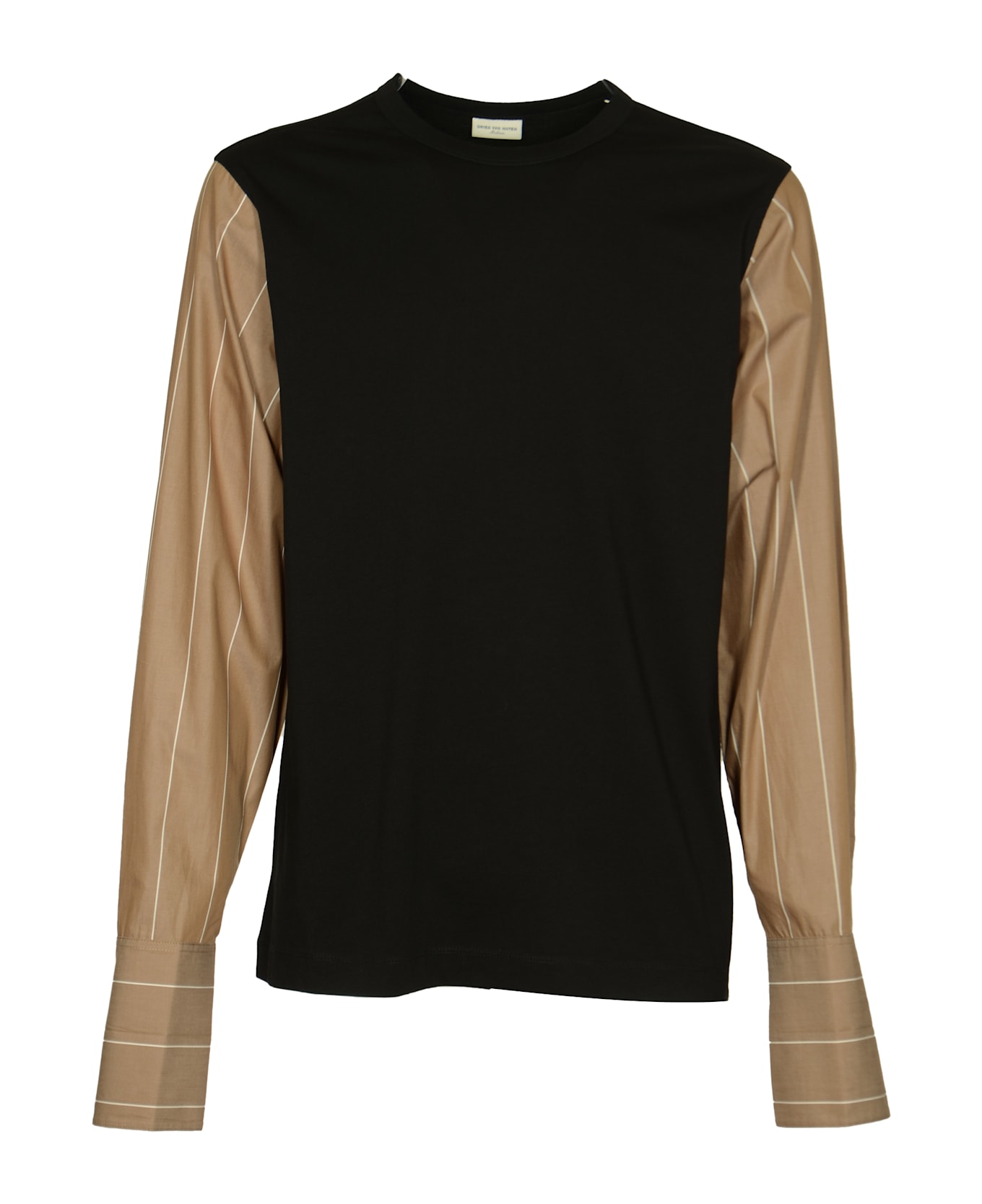 Dries Van Noten Hemrad Top - Black