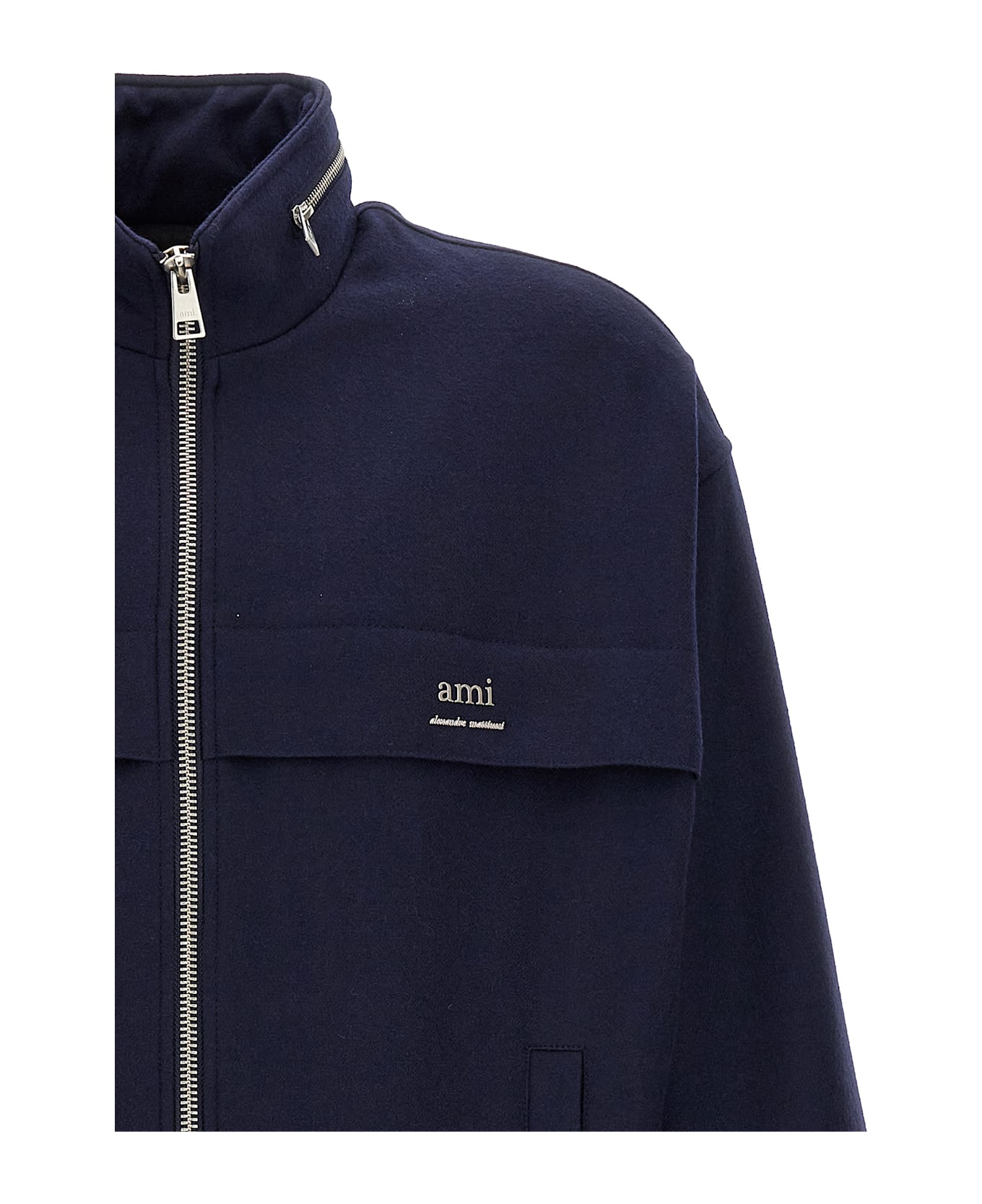 Ami Alexandre Mattiussi 
ami Windbreaker
 Jacket - BLUE