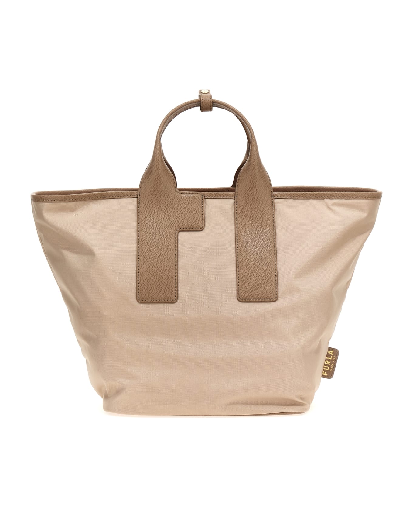 Furla 'piuma L' Shopping Bag - Beige