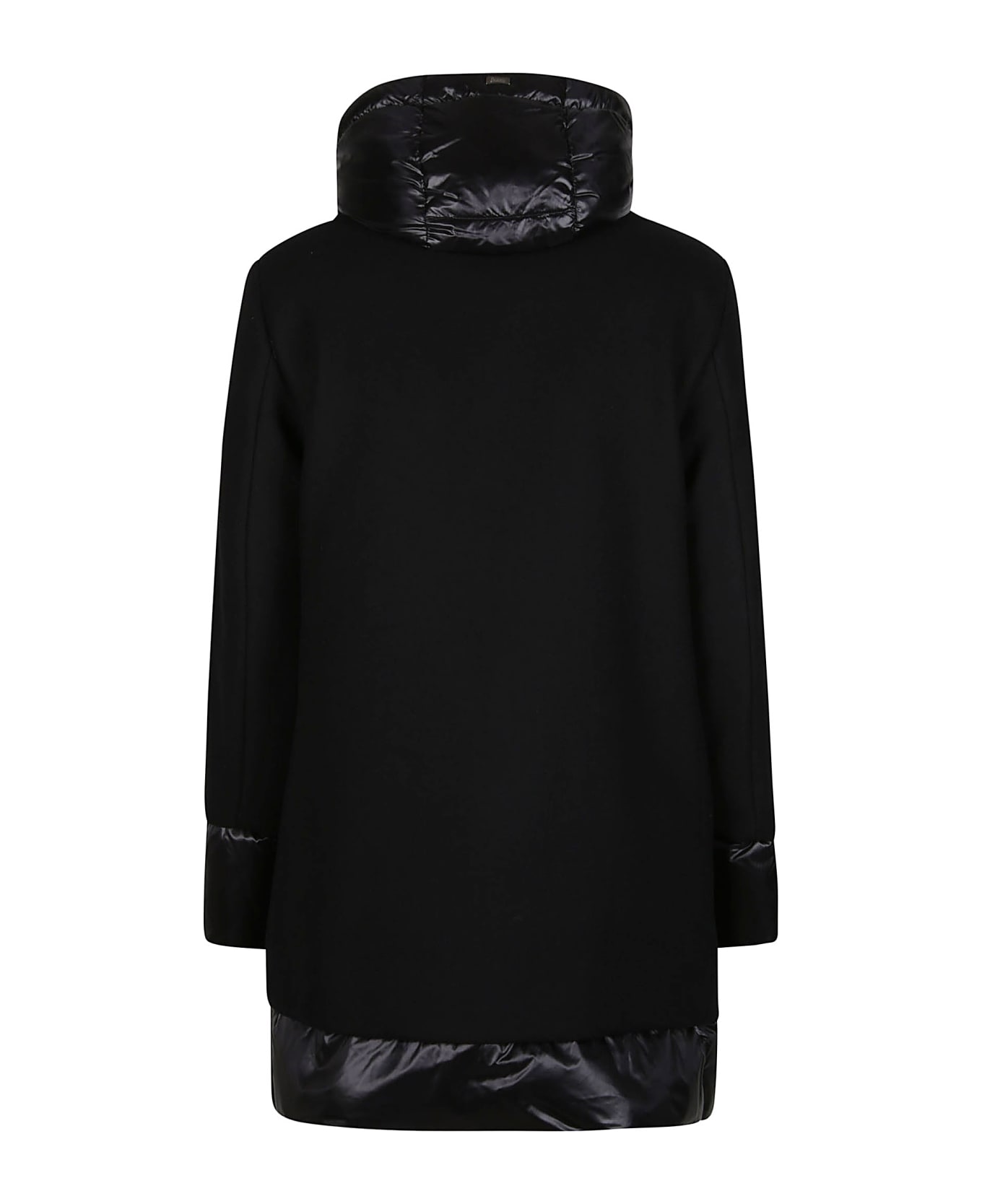 Herno A-shape Hooded Jacket - Nero