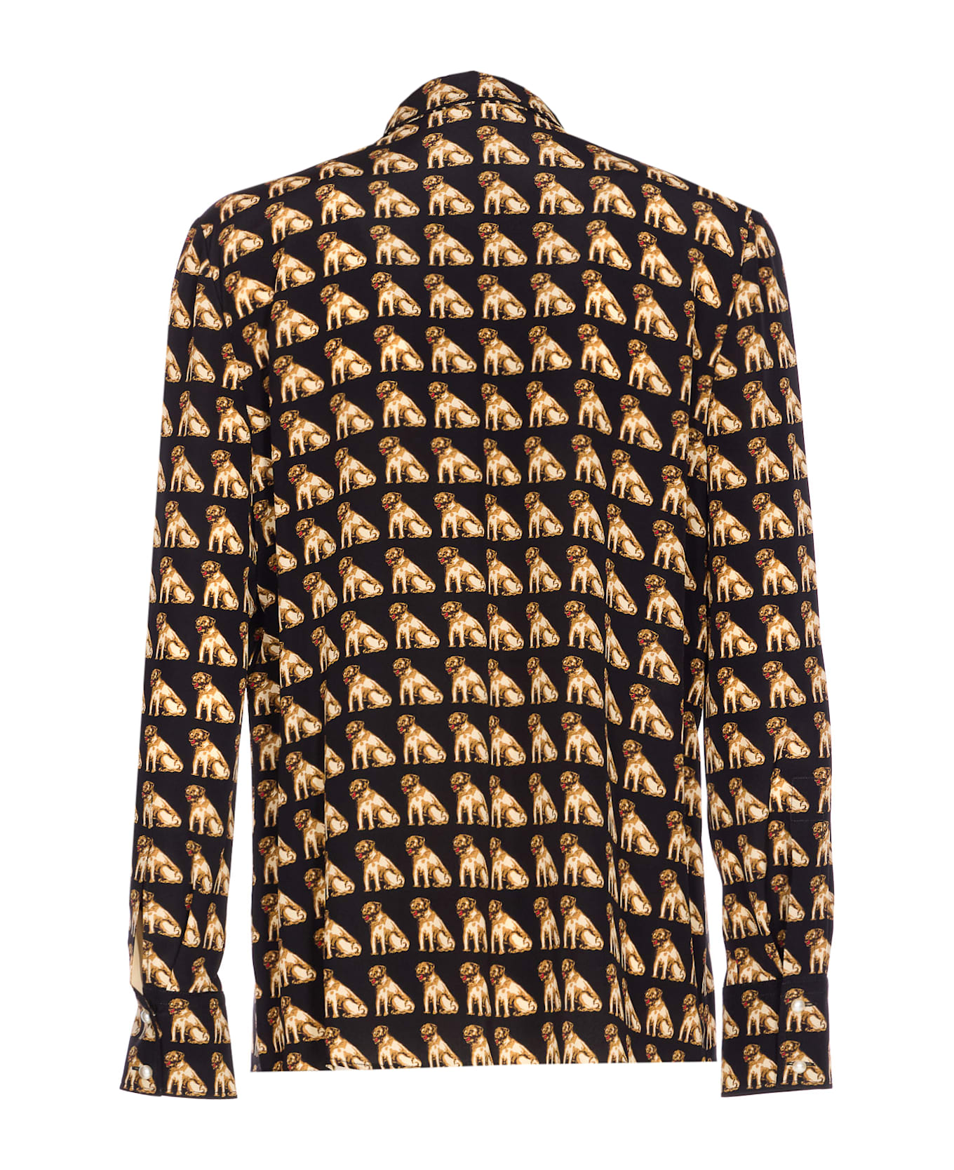 Valentino Garavani Crepe De Chine Petit Charles Shirt - MultiColour