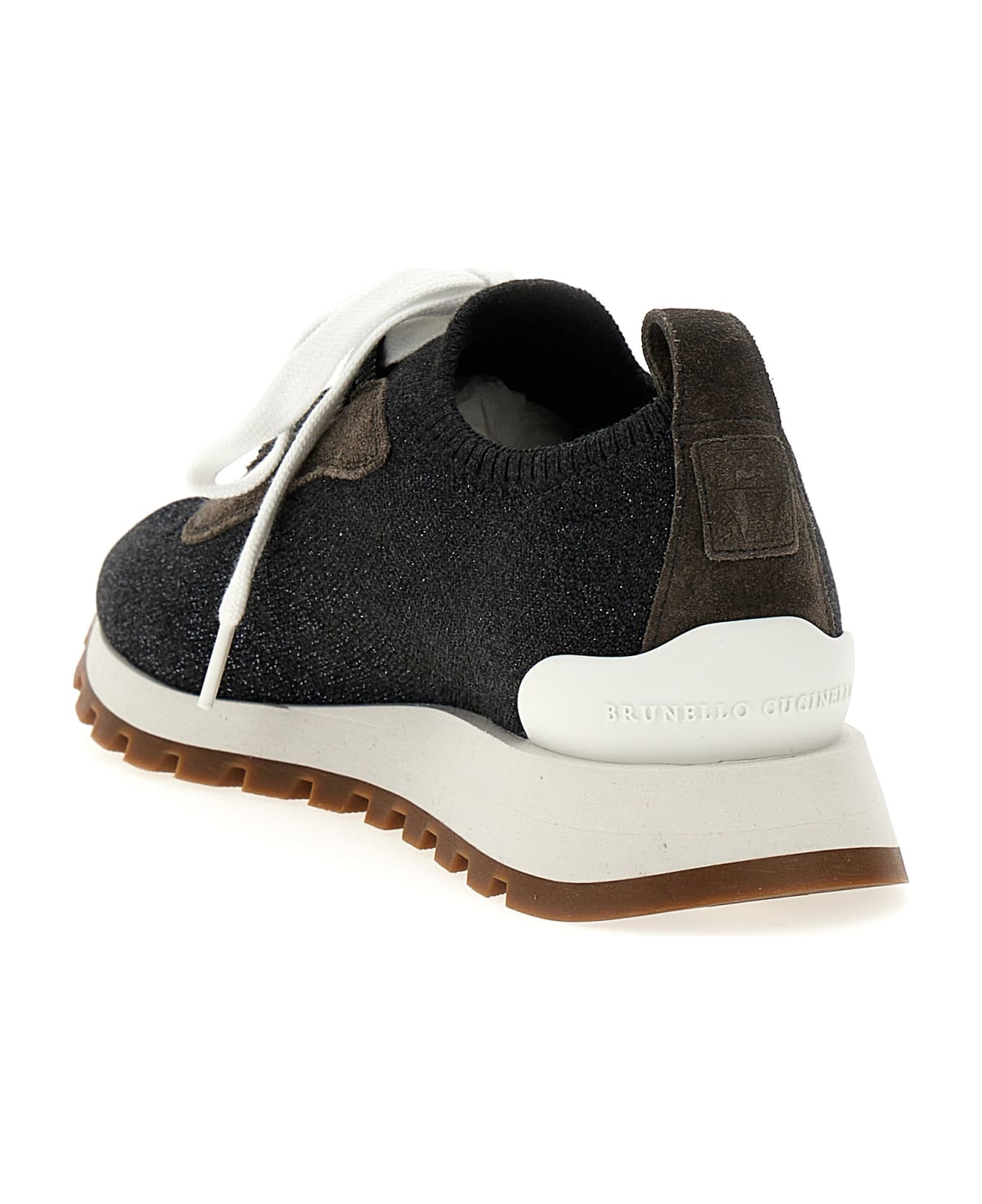 Brunello Cucinelli Lurex Sneakers - Gray