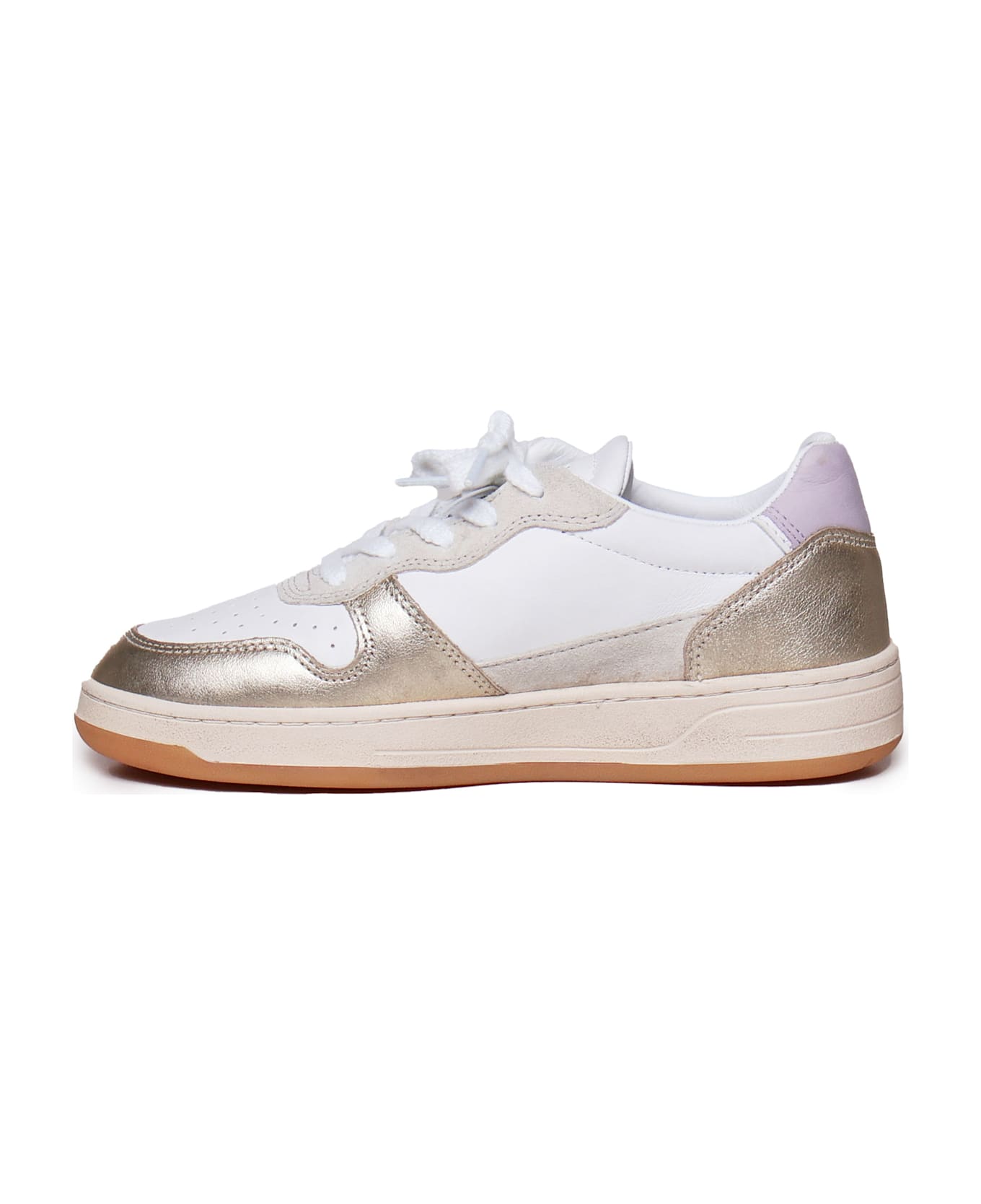 D.A.T.E. Sneakers Court 2.0 - WHITE-PLATINUM