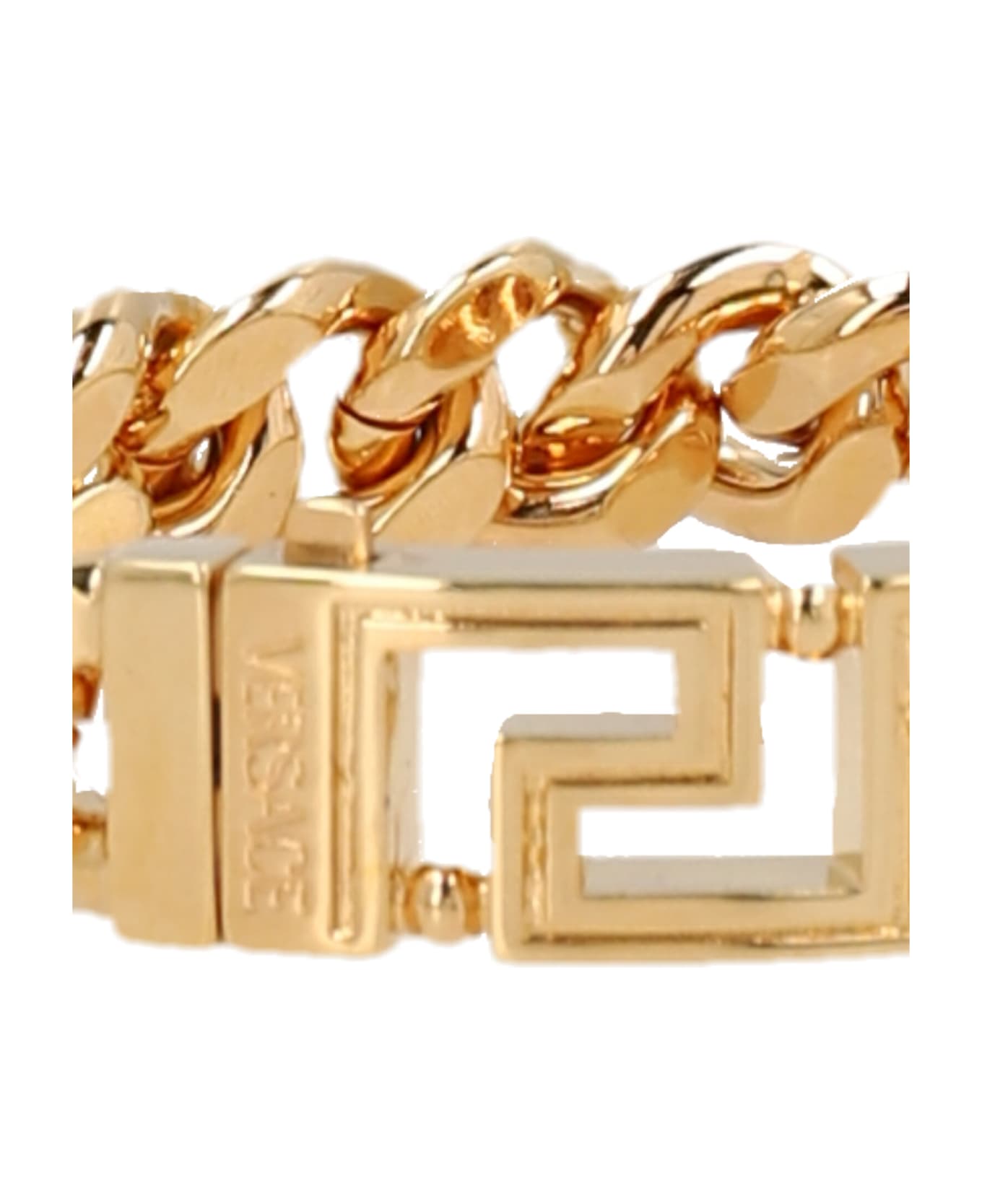Versace Logo Chain Bracelet - Gold