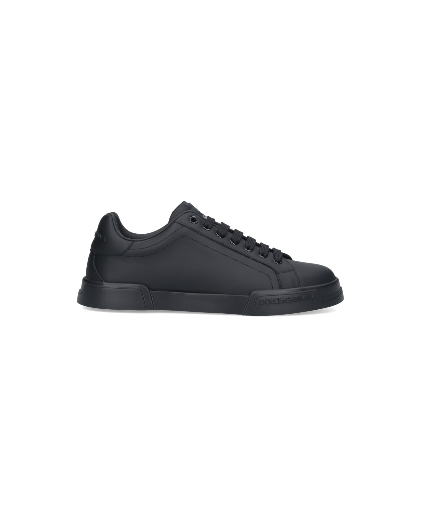 Dolce & Gabbana 'portofino Vintage' Sneakers - BLACK