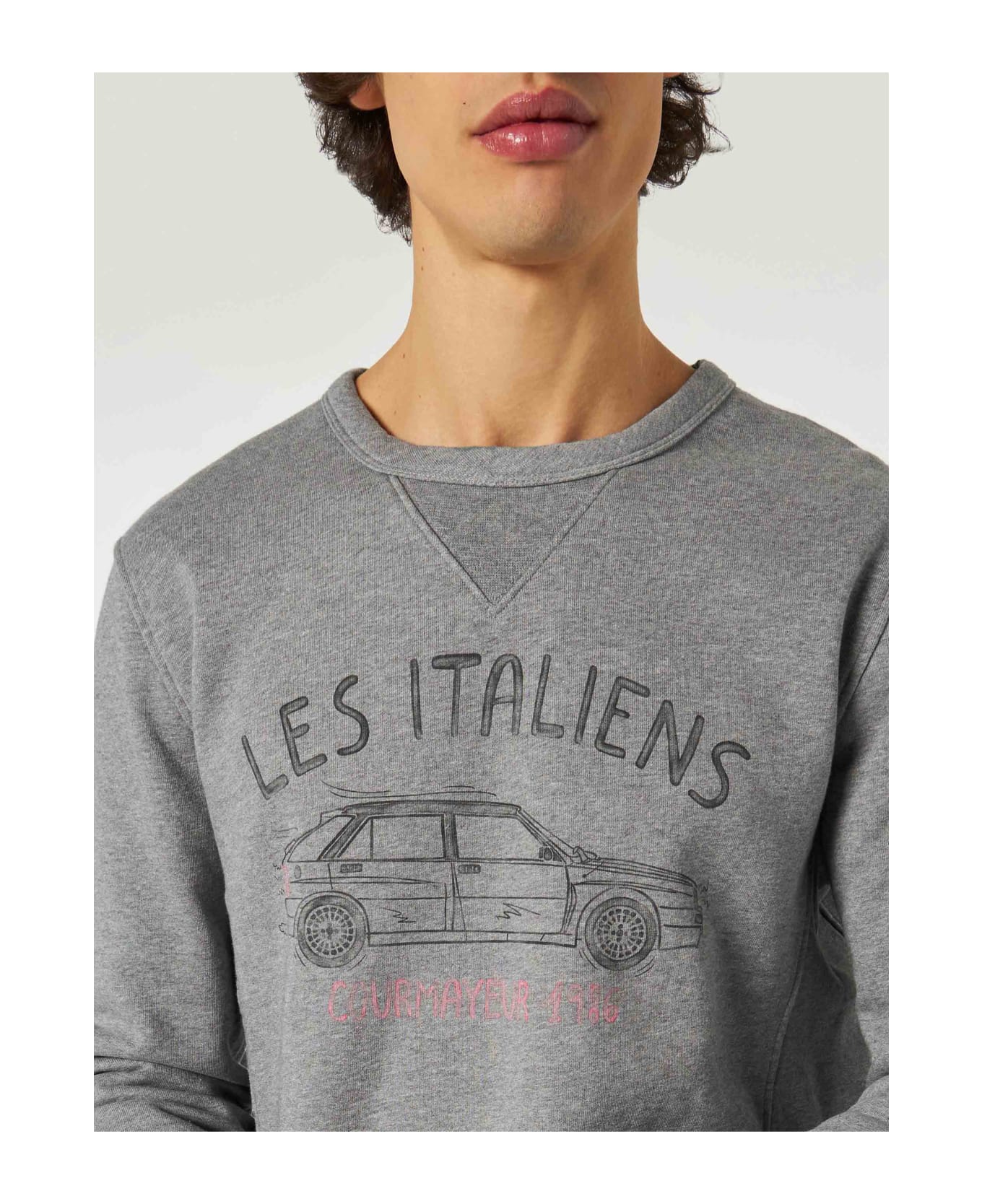 MC2 Saint Barth Cotton Sweatshirt With Les Italiens Print - unknown