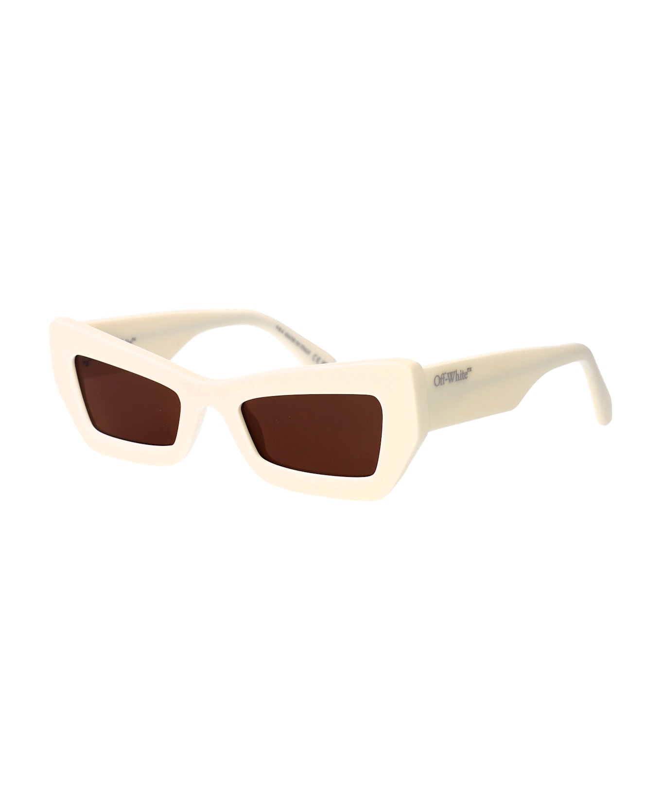 Off-White Aurora Sunglasses - WHITE BROWN