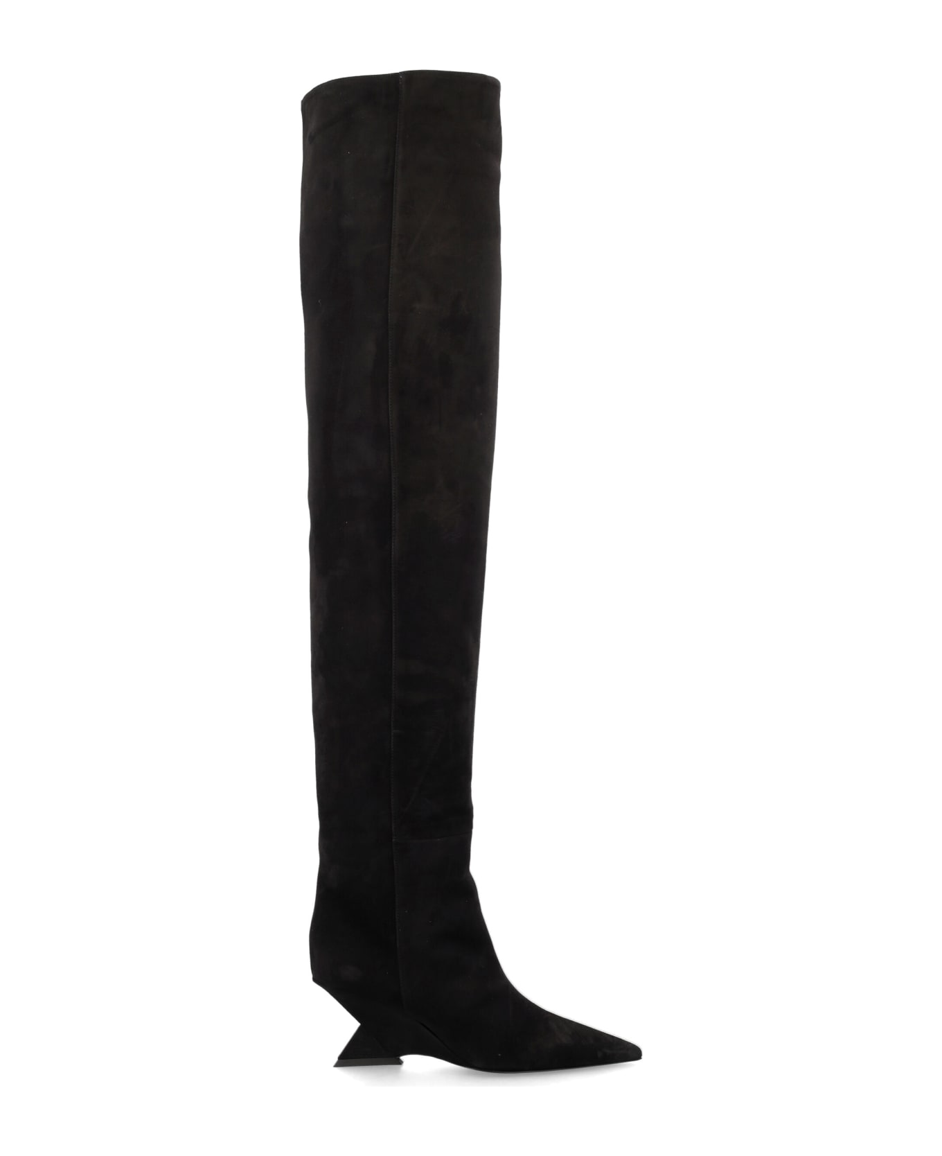 The Attico Cheope Over-knee Boot 60 - BLACK