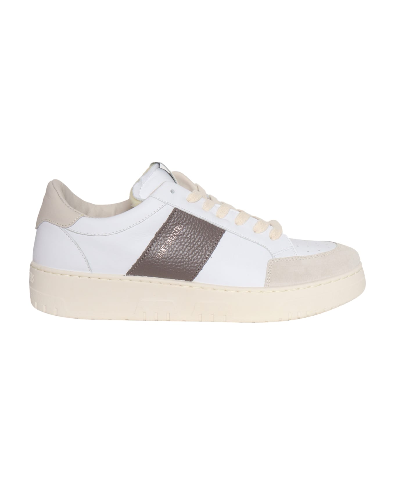 Saint Sneakers Sail Leather Sneakers - WHITE スニーカー