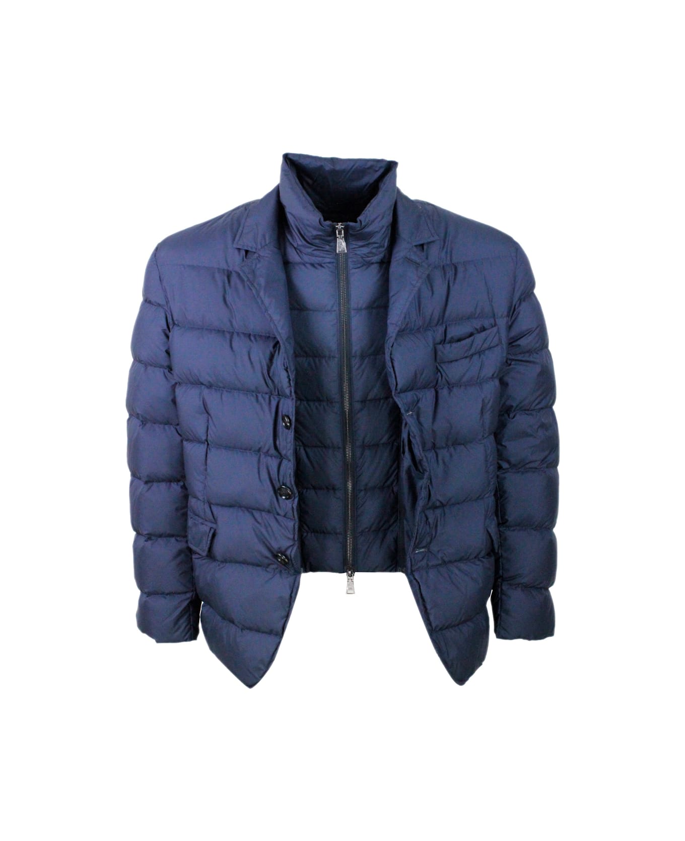 Add Down Jacket - Blue