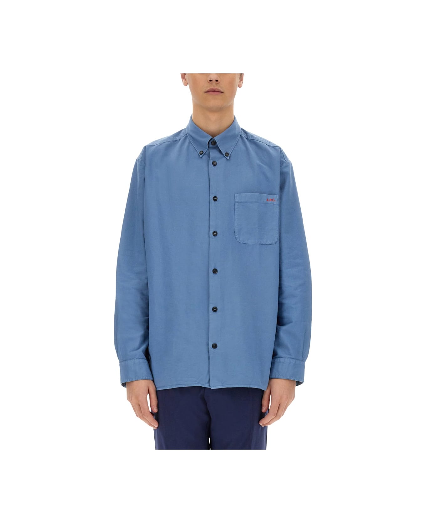 A.P.C. Shirt "mateo" - BLUE