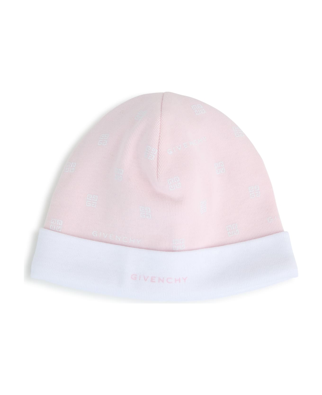Givenchy Set Of Two Caps With 4g Print - Pink