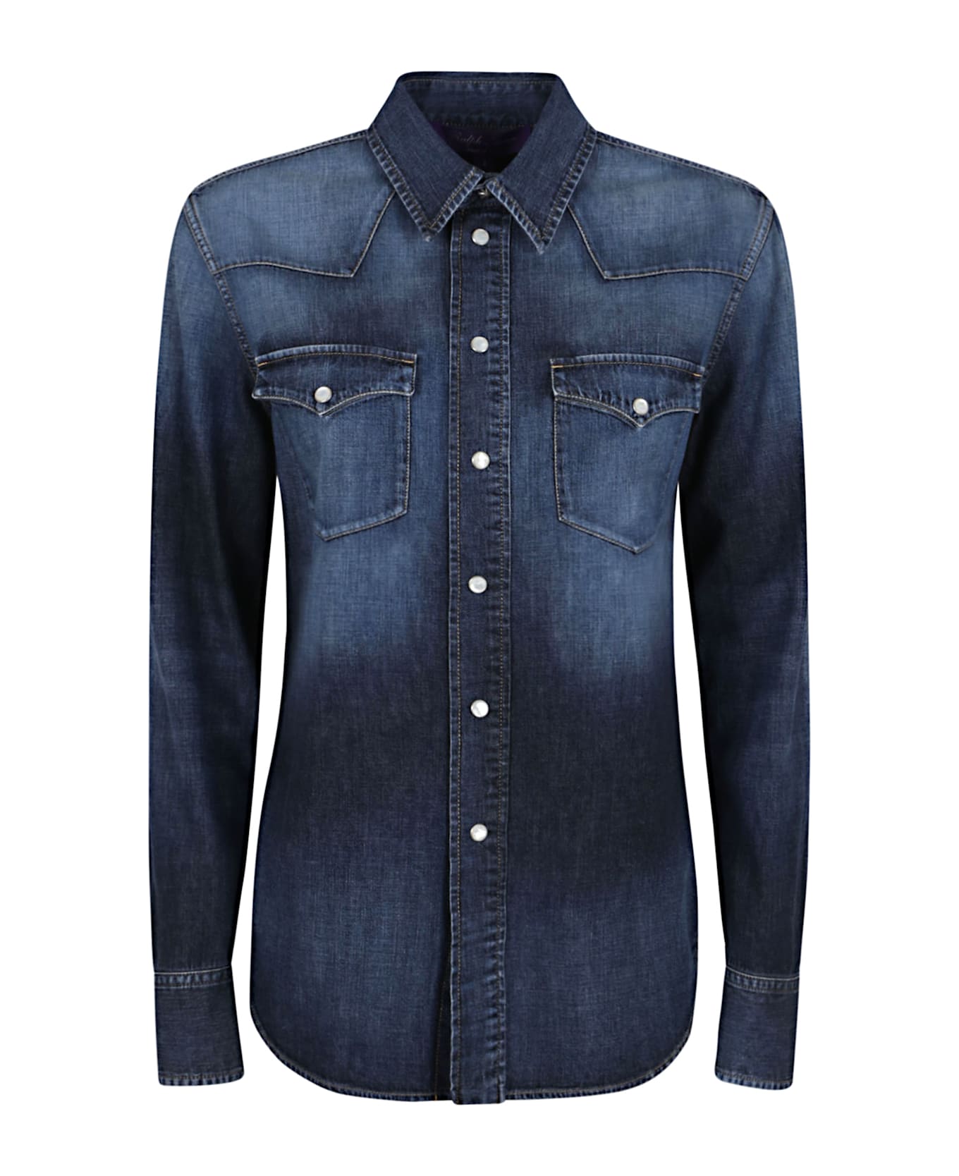 Ralph Lauren Payson-long Sleeve-button Front Shirt - Blue Ridge Breeze Wash
