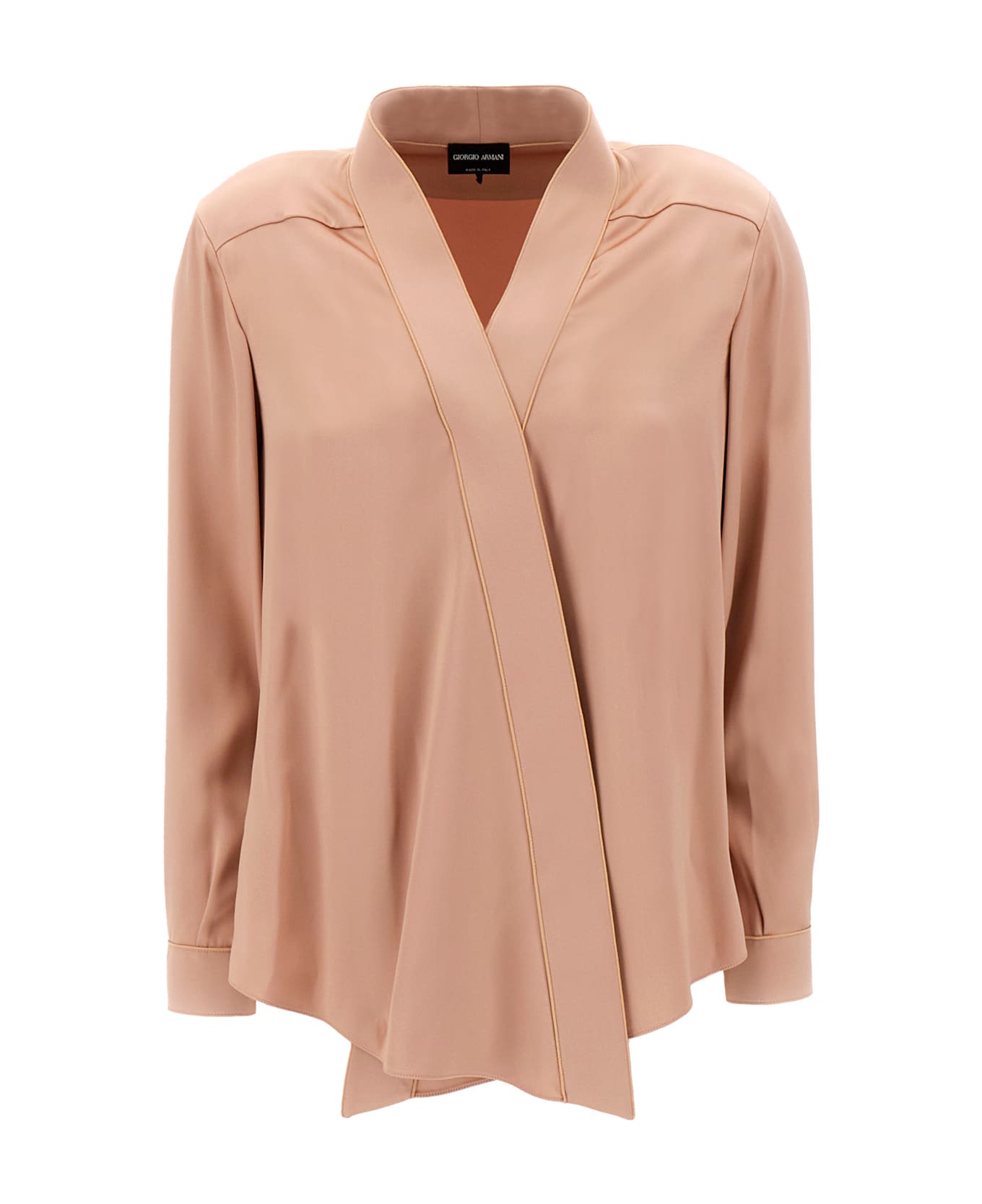 Giorgio Armani Antiqued Pink Silk Blouse - U13A