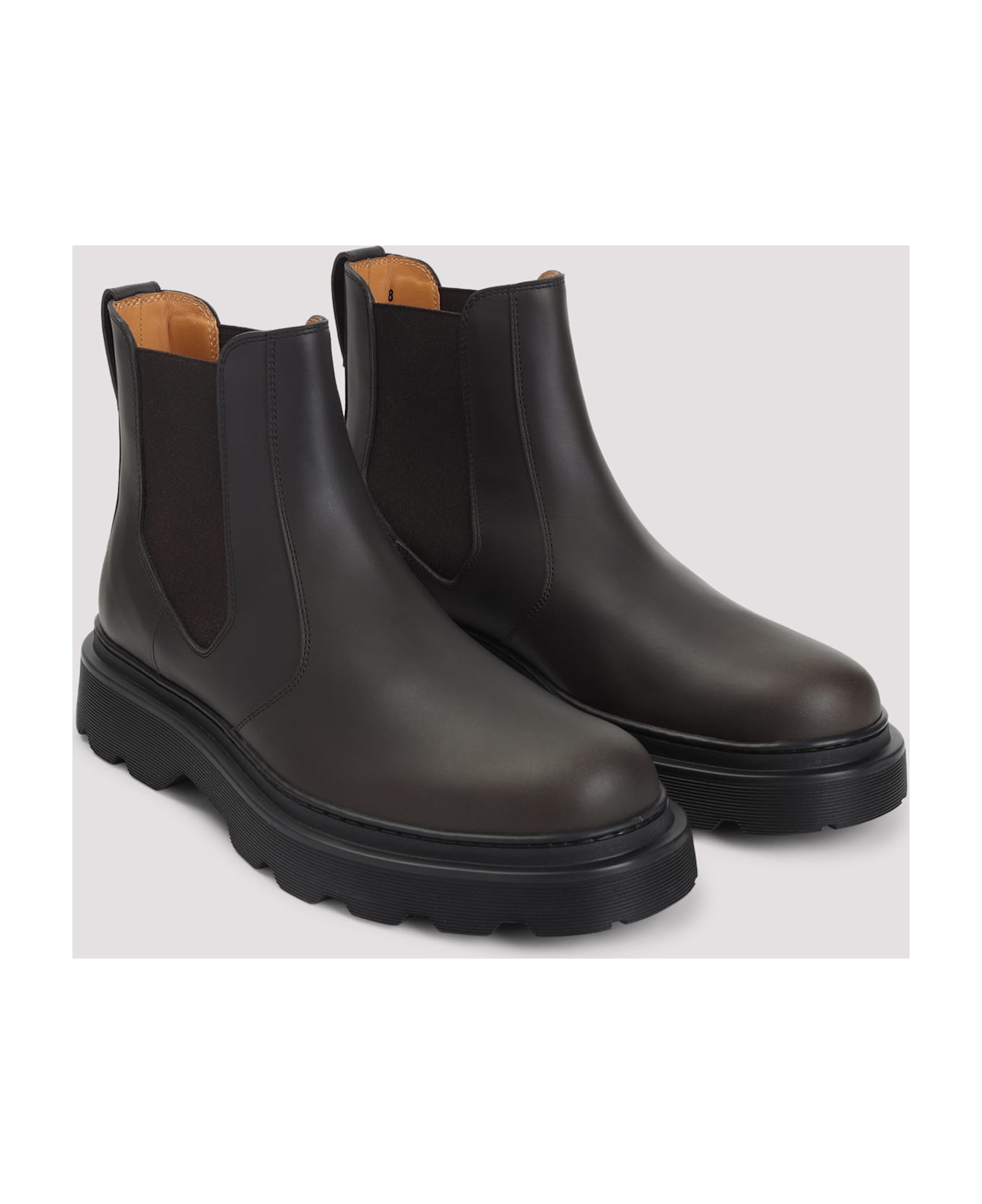 Tod
s Leather Boots - Palissandro