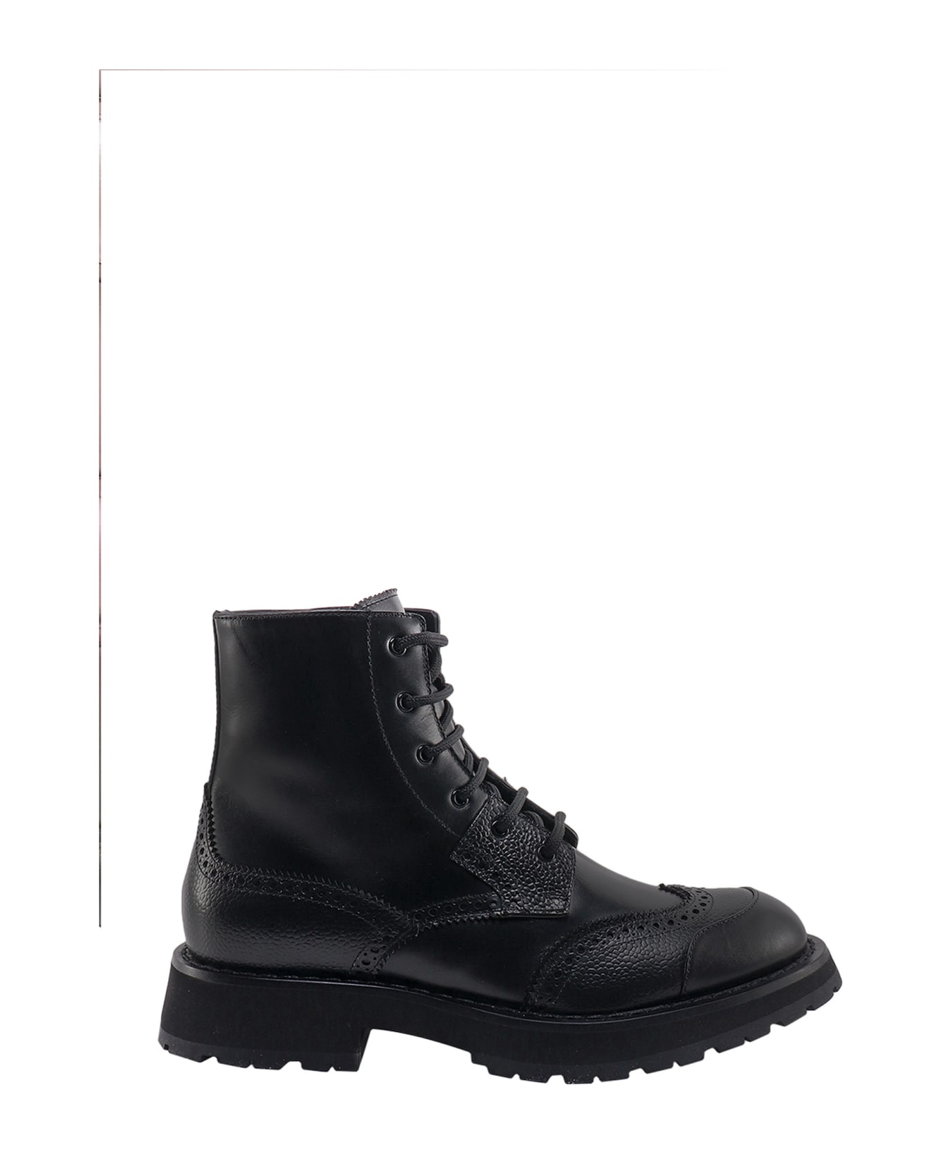 Alexander McQueen Punk Worker Boots - Black ブーツ