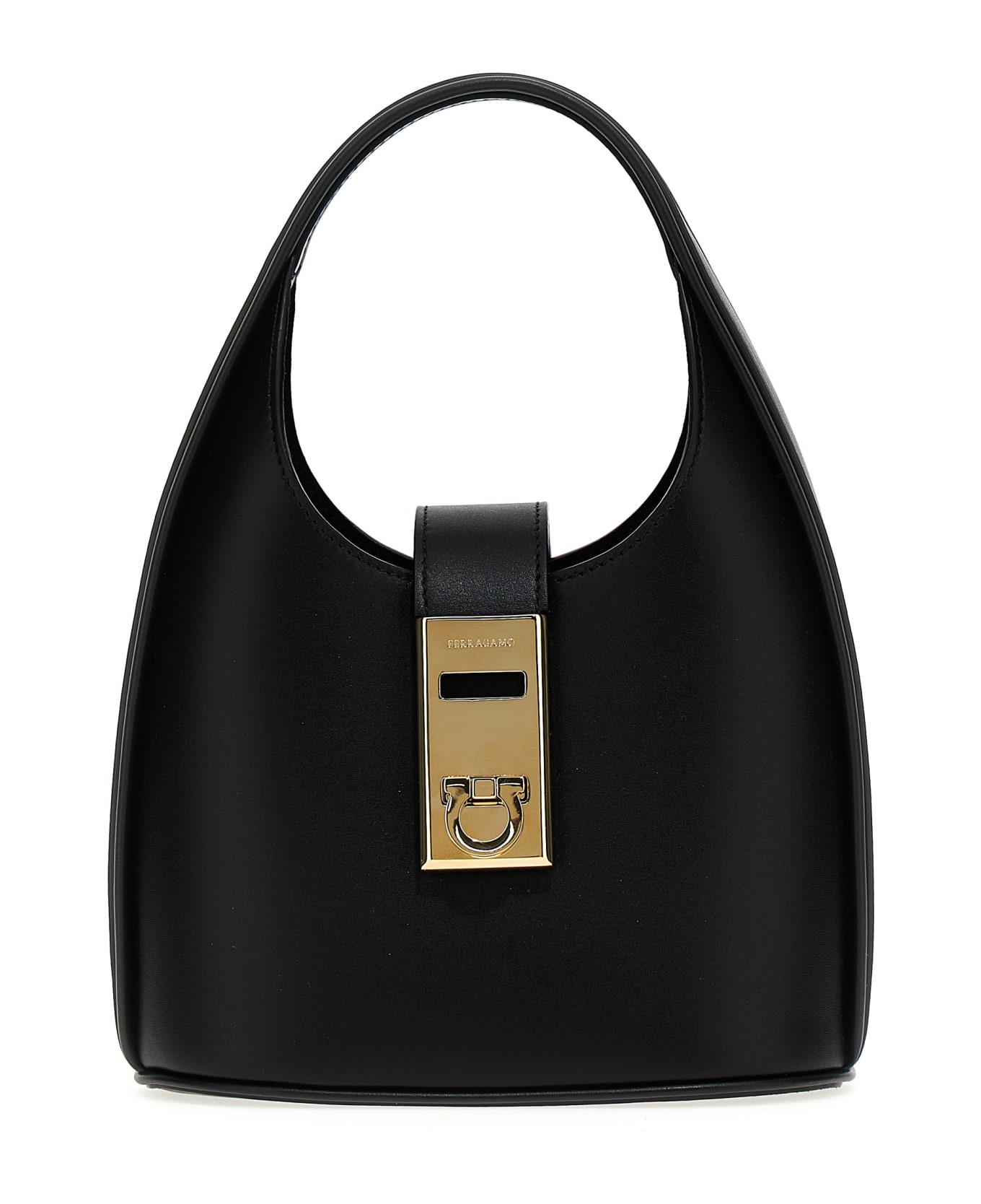 Ferragamo 'mini Hobo' Handbag - Black