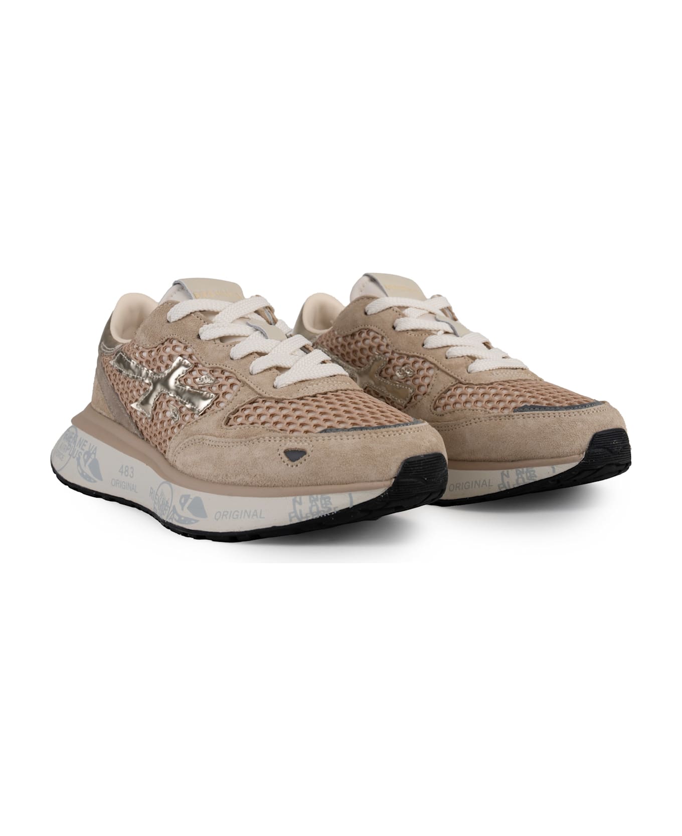 Premiata Sneakers Lauryn 7486 - Sabbia/oro