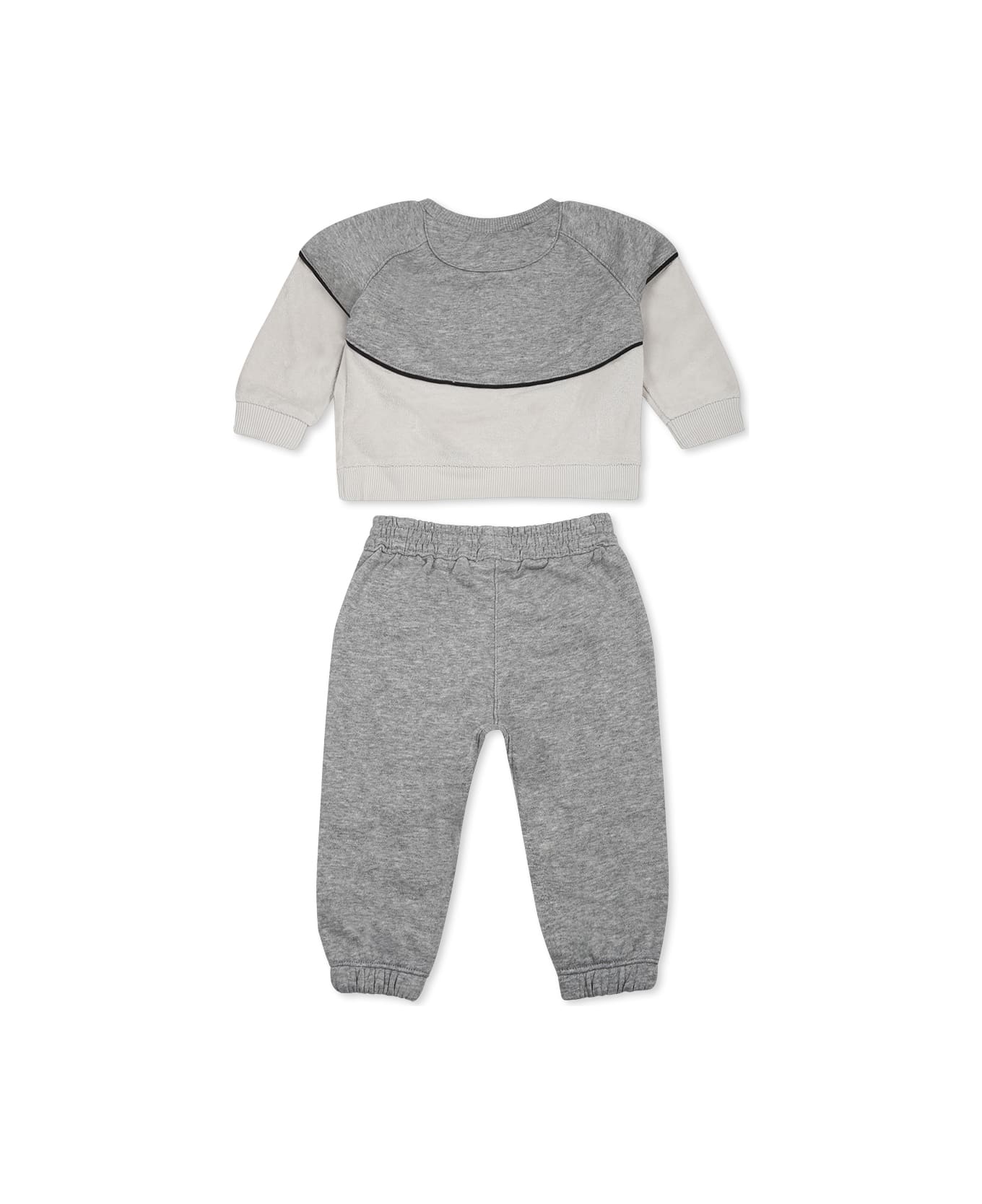 Nike Grey Suit For Baby Boy With Logo - Grey