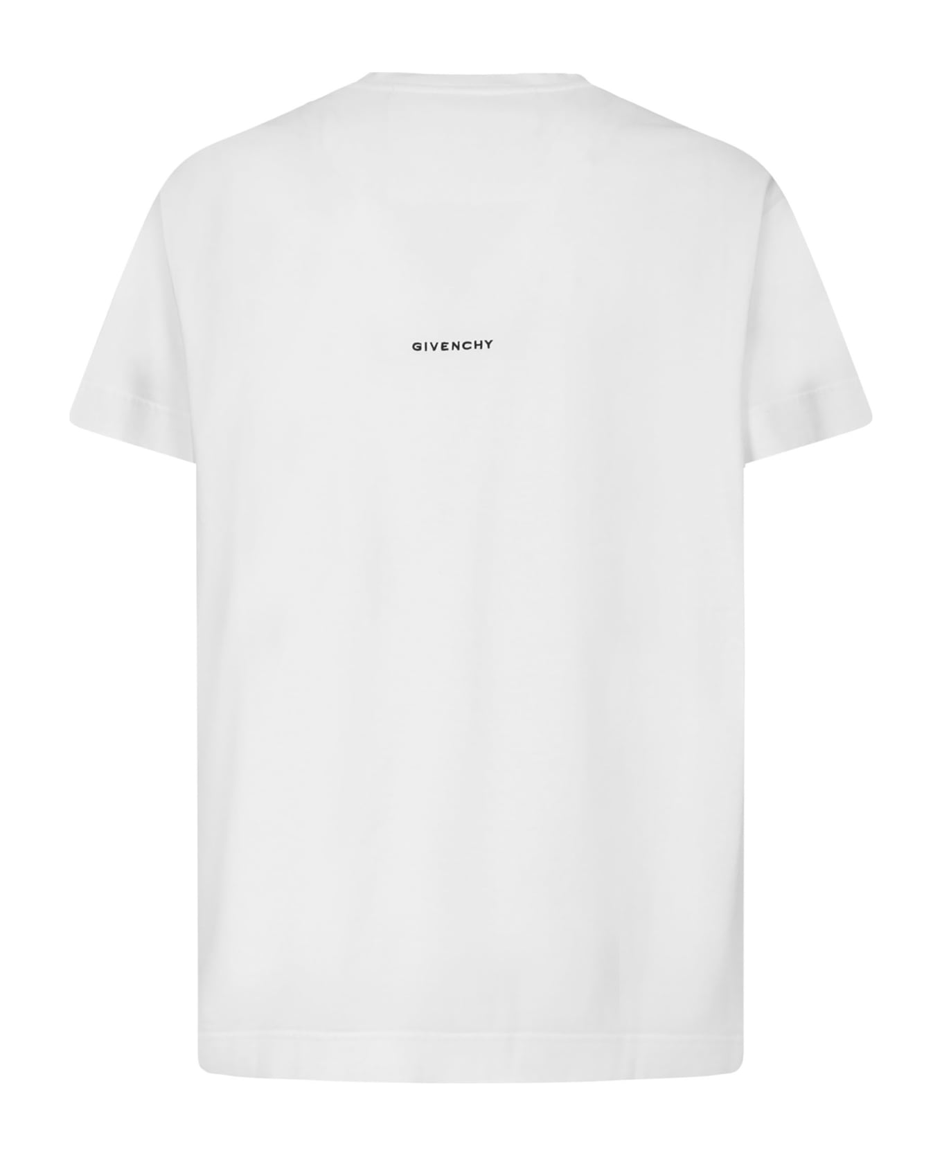 Givenchy T-shirt With Embroidered Logo - White シャツ