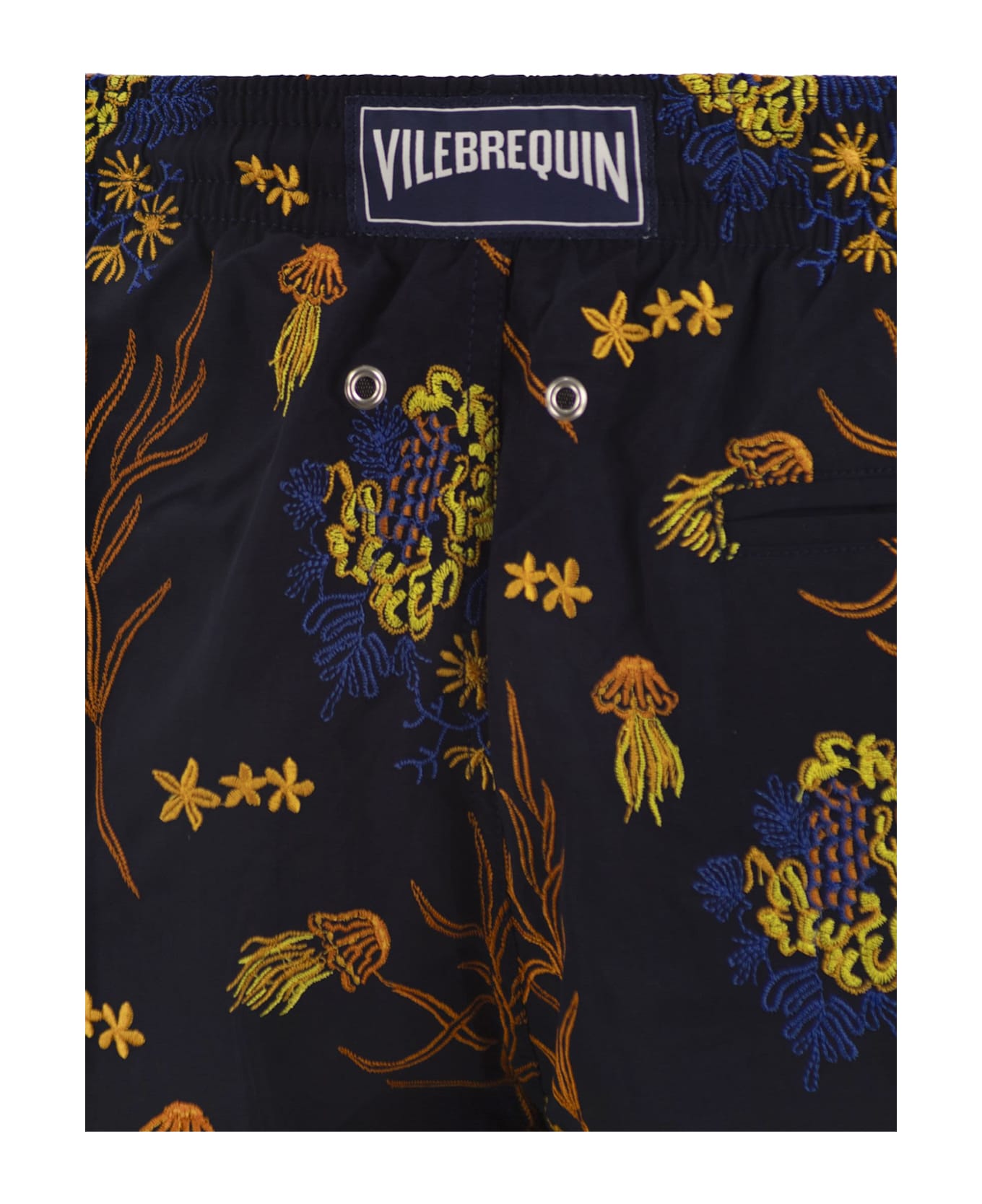 Vilebrequin Mistral - Patterned Swimming Shorts - Night Blue
