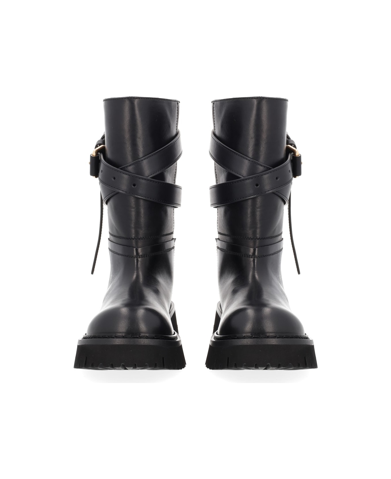 Moschino "tie-me" Boot - BLACK