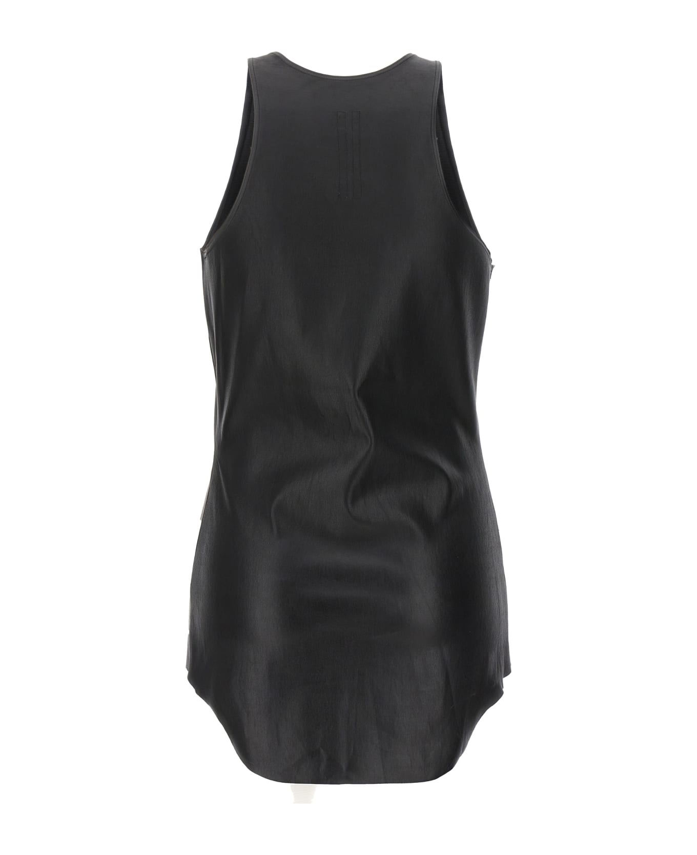 Rick Owens Stretch Leather Top - Black