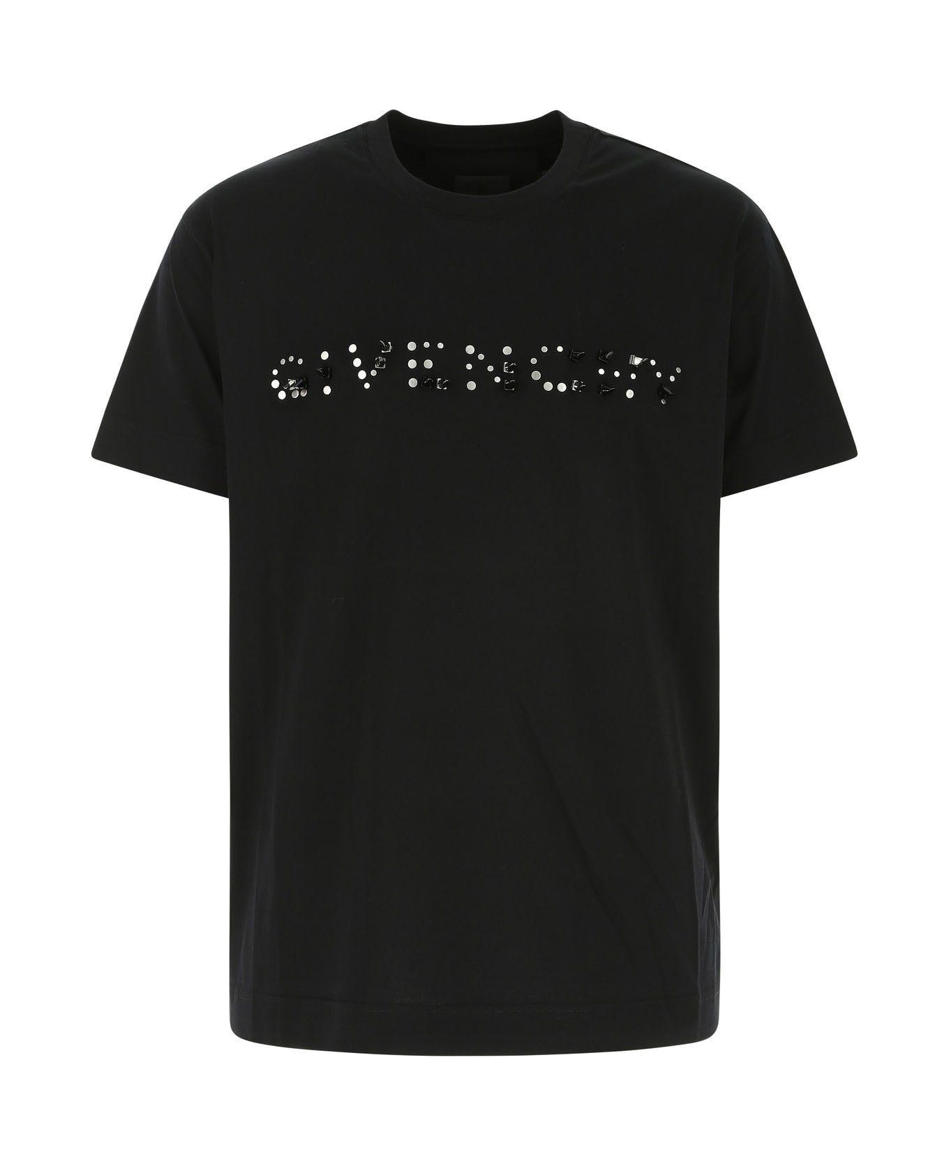 Givenchy Black Cotton Oversize T-shirt - BLACK
