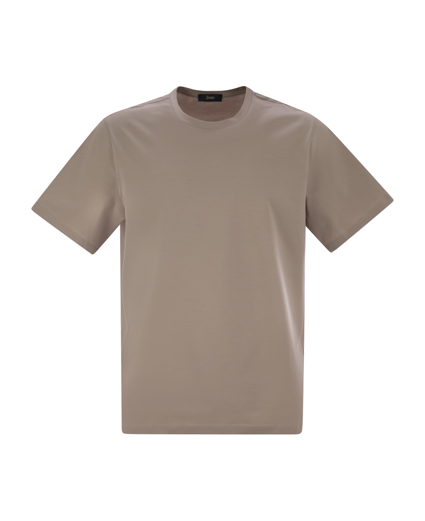 Herno Stretch Cotton T-shirt - Beige