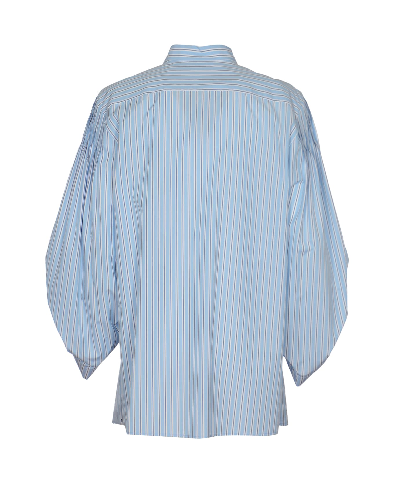 Alberta Ferretti Balloon-sleeved Stripe Shirt - Fantasy シャツ