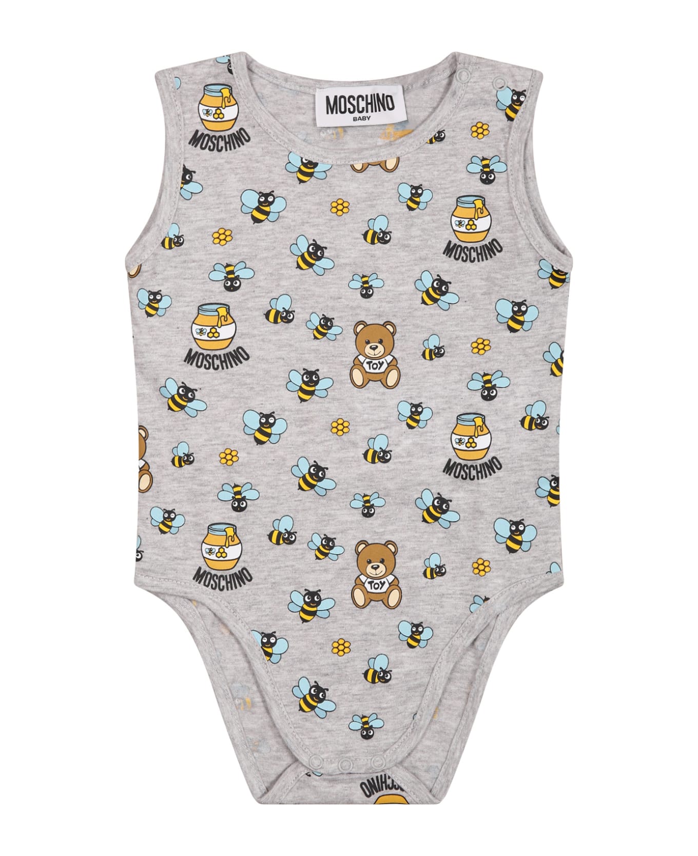 Moschino Multicolor Set For Babies With Teddy Bear And Print - Multicolor
