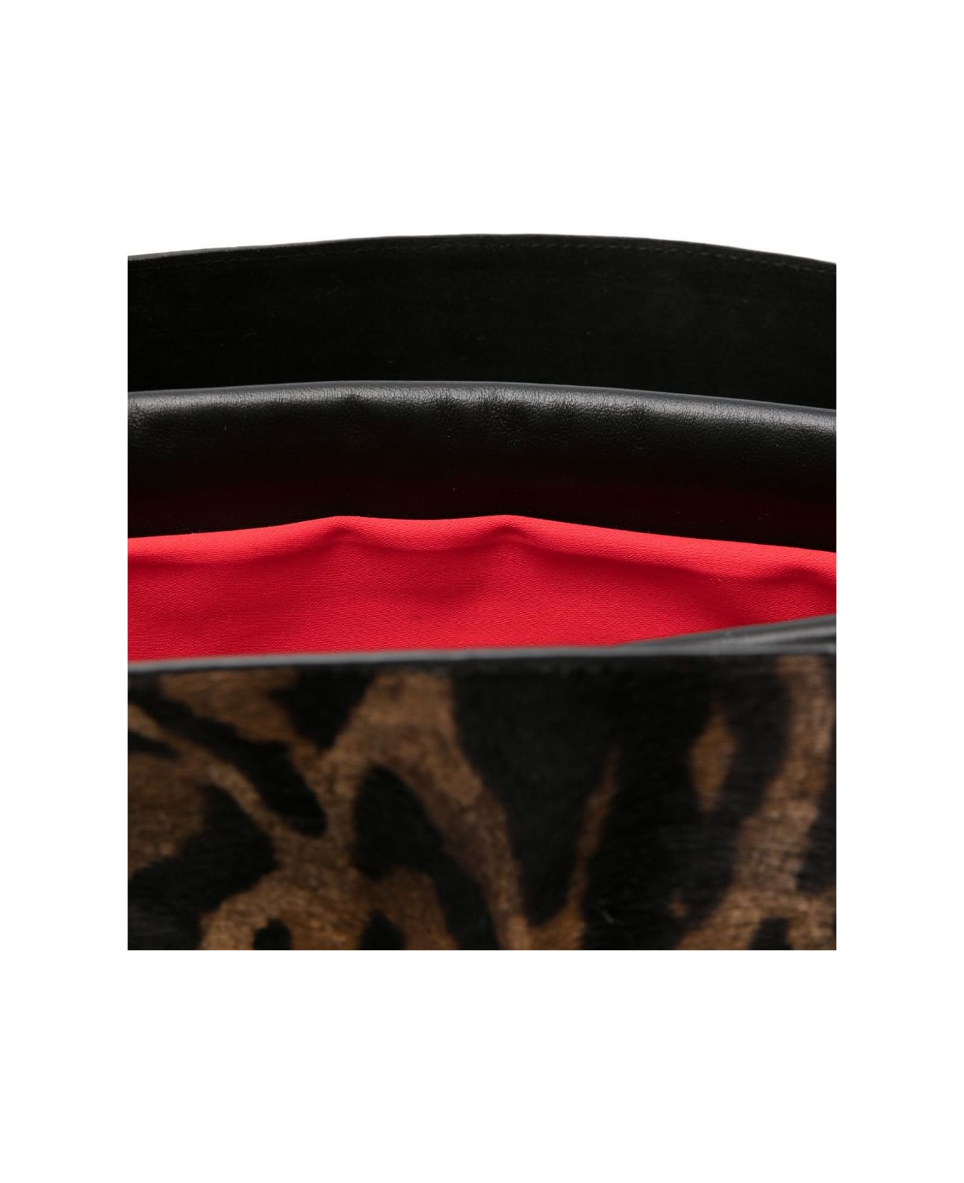 Christian Louboutin Baggy Leather Shoulder Bag - Brown