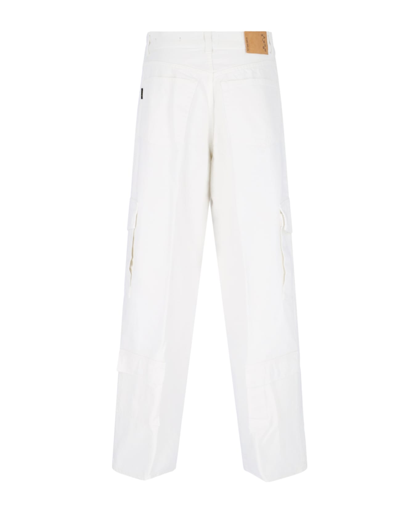 Haikure Cargo Jeans - White
