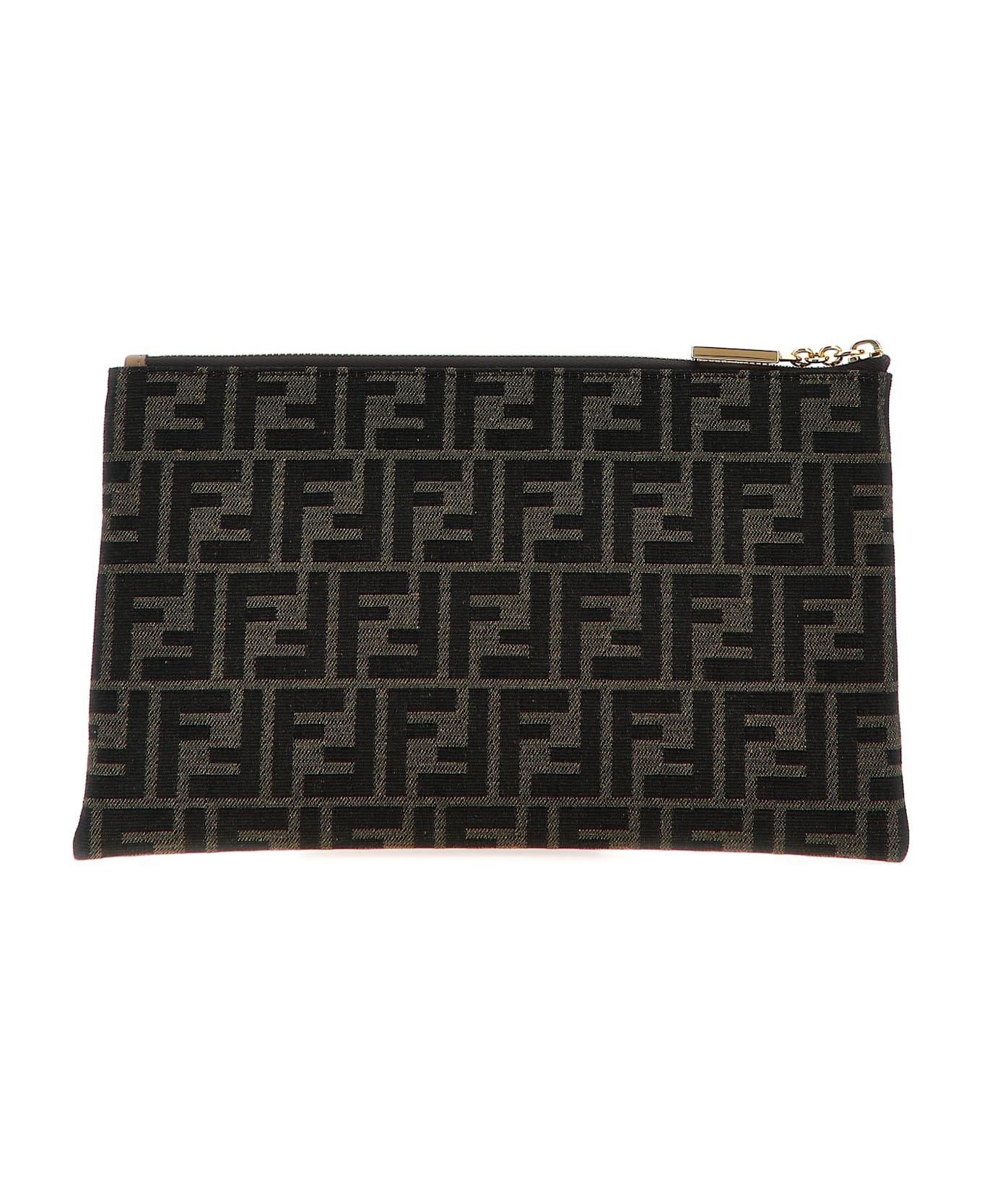 Fendi 'medium Baguette' Clutch - Brown