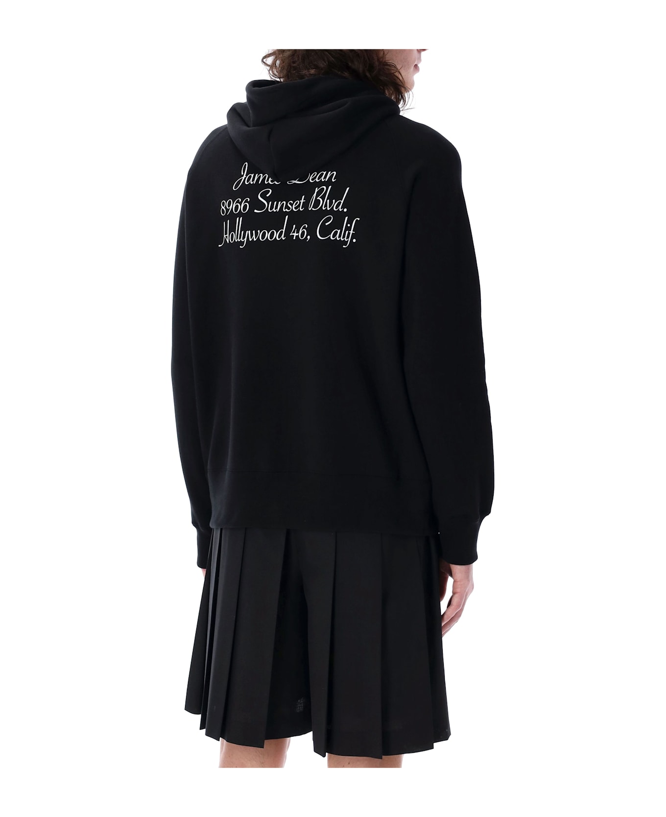 Sacai James Dean Hoodie - BLACK