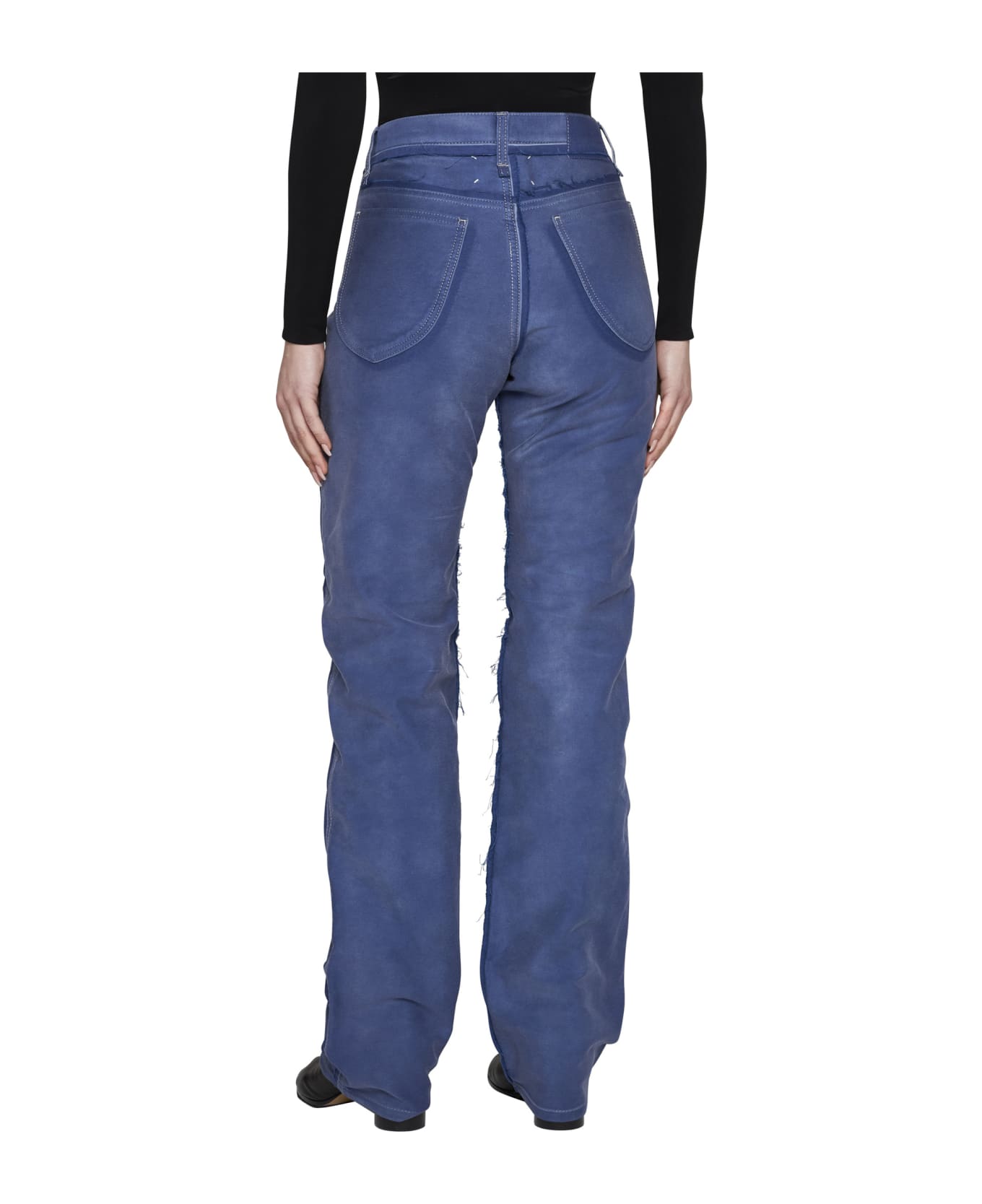 Maison Margiela Distressed Jeans Effect - Cobalt blue