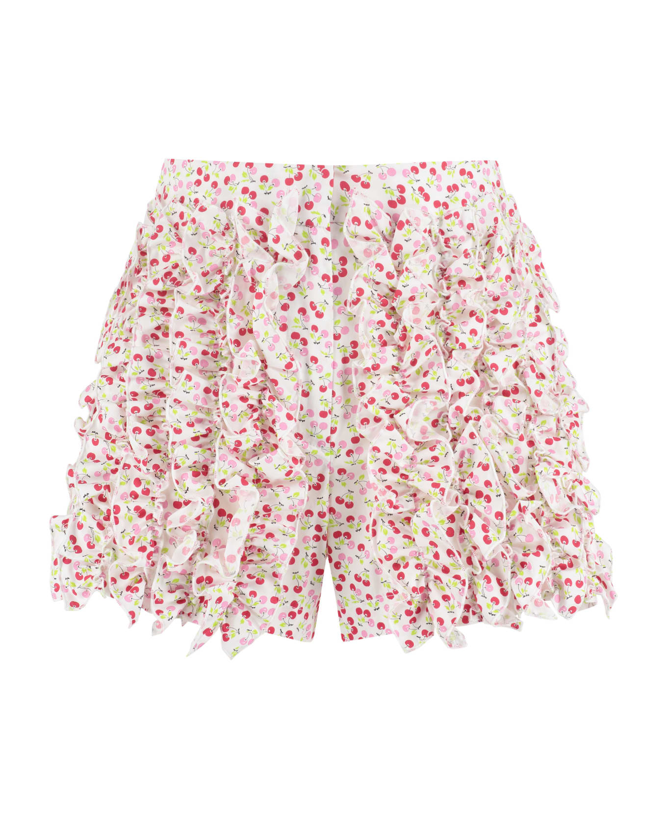 MSGM Printed Cotton Shorts - Multicolor