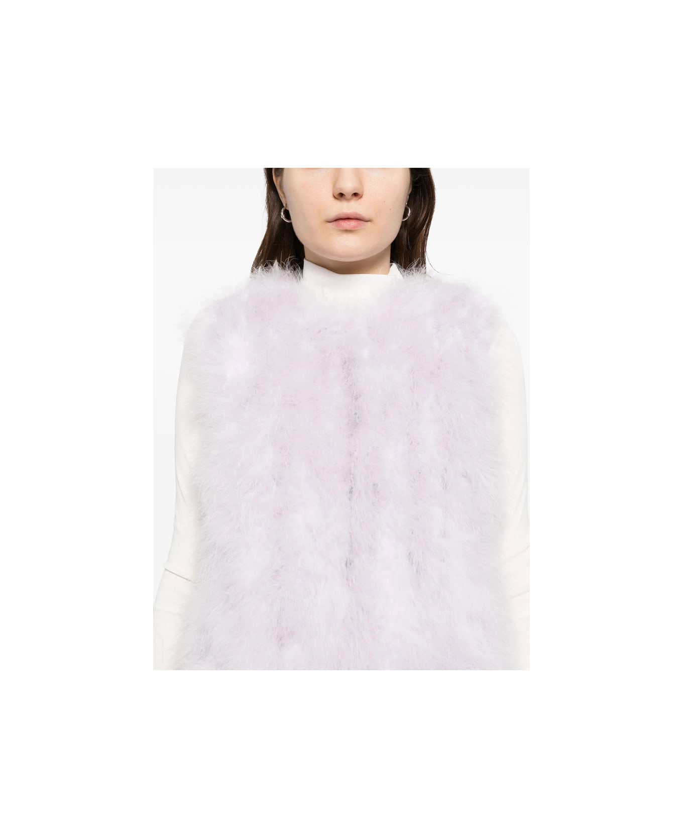 Yves Salomon Waistcoat - PURPLE