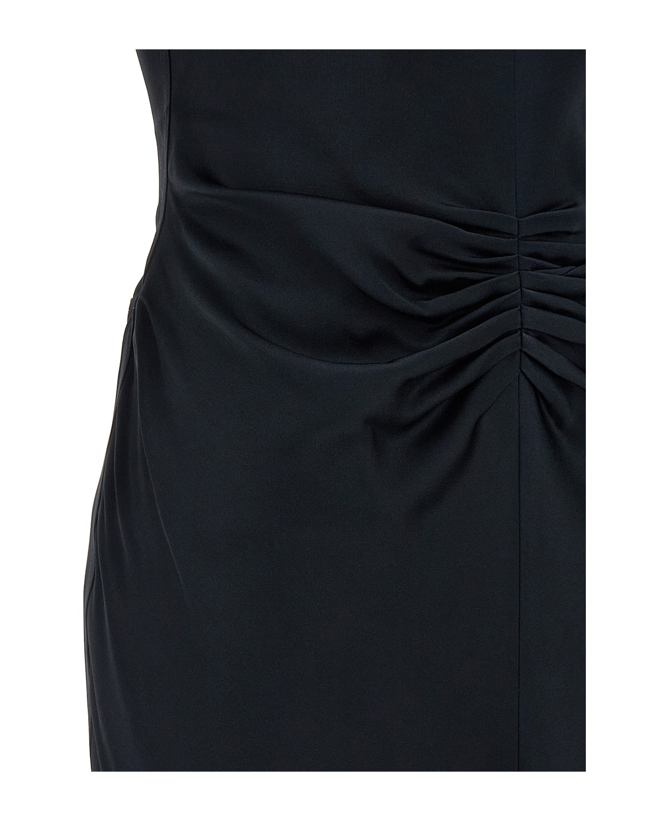 Victoria Beckham 'gathered Waist' Dress - Blue