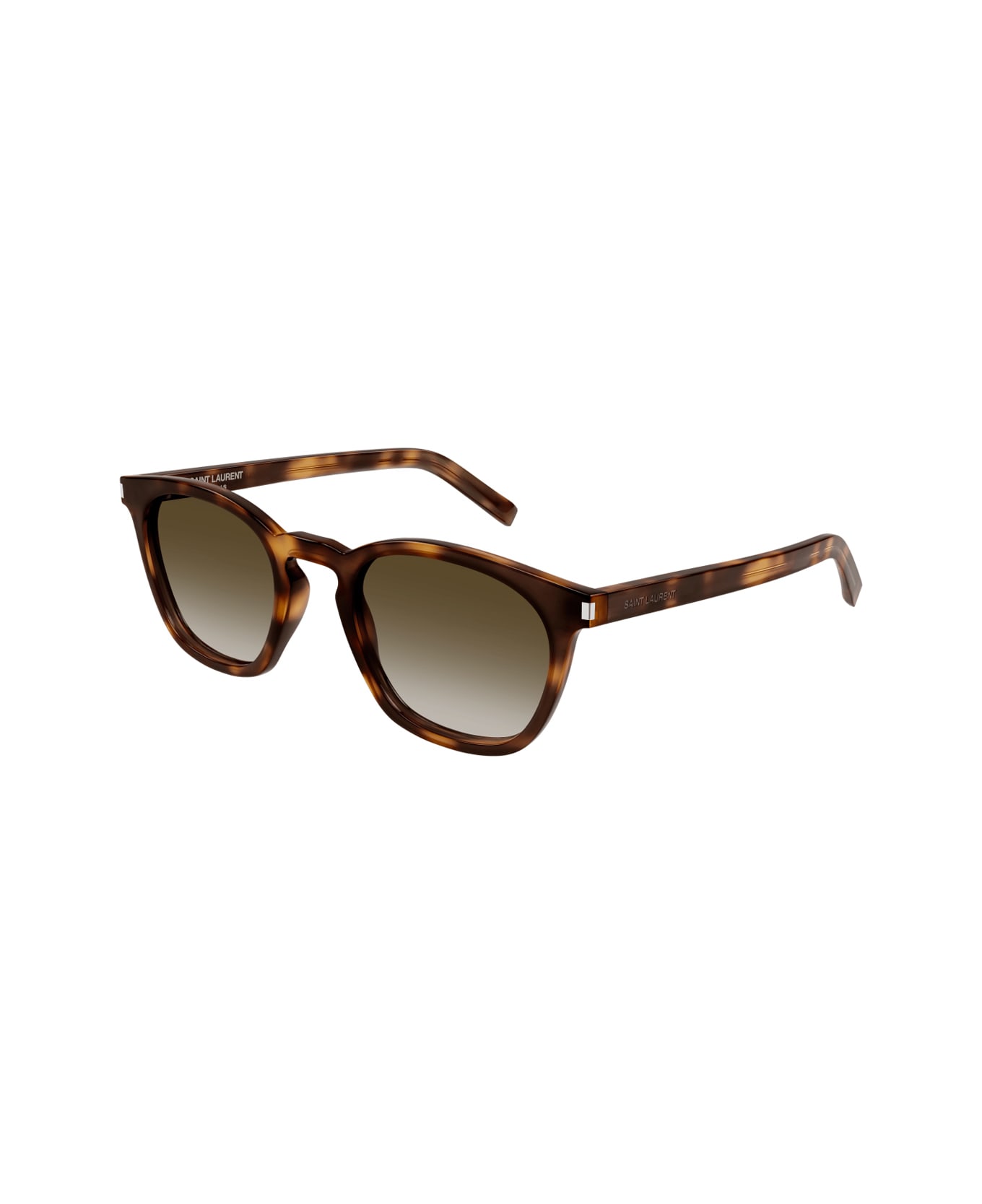 Saint Laurent Eyewear Saint Laurent Sl 28 Linea Corner Angle 048 Havana Brown Sunglasses - Havana