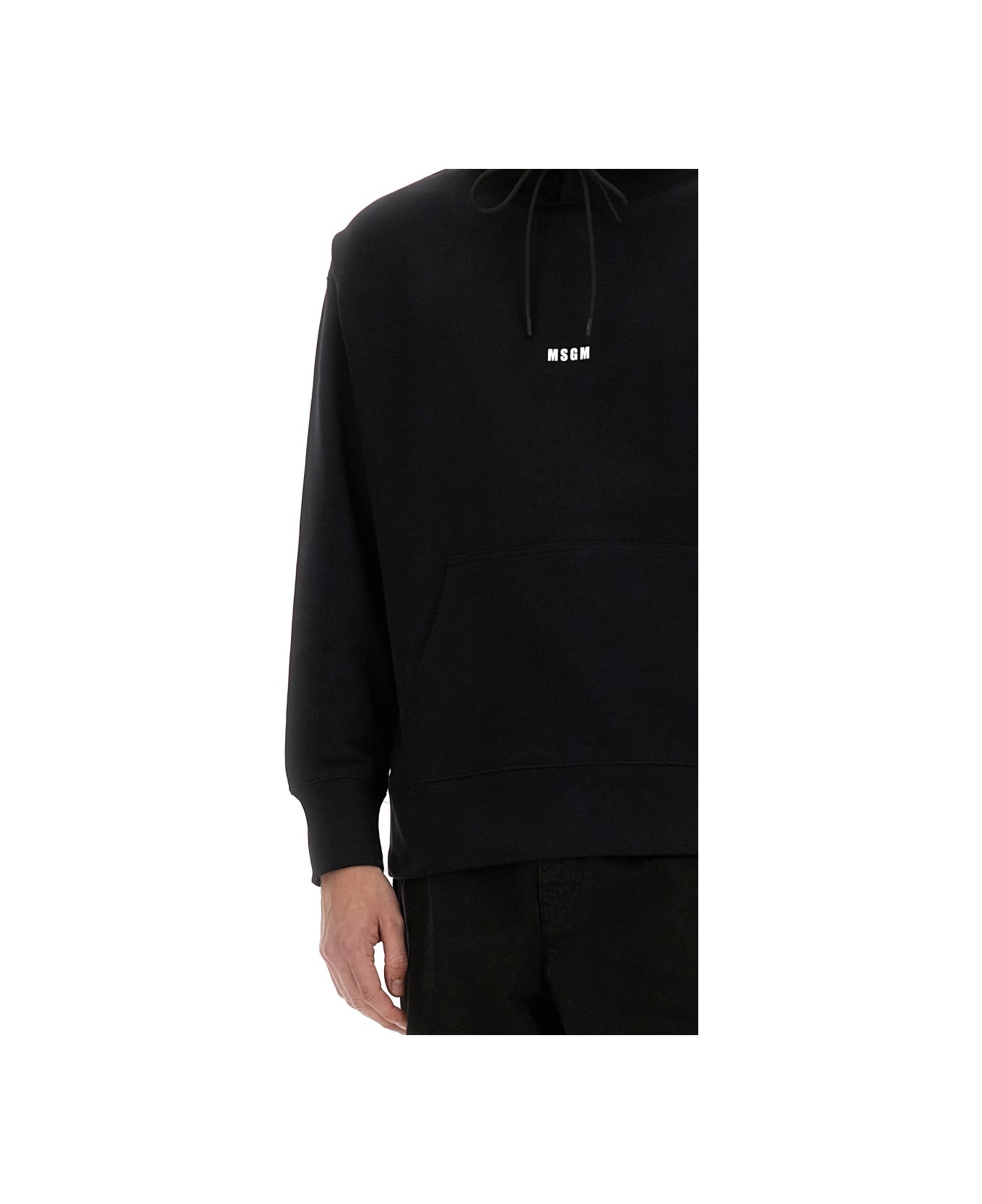 MSGM Hoodie - BLACK