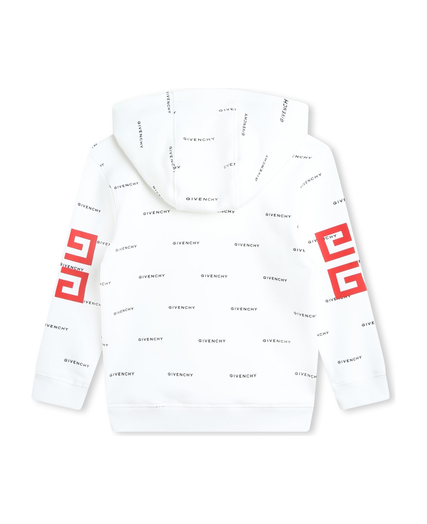 Givenchy Felpa Con Logo - White ニットウェア＆スウェットシャツ
