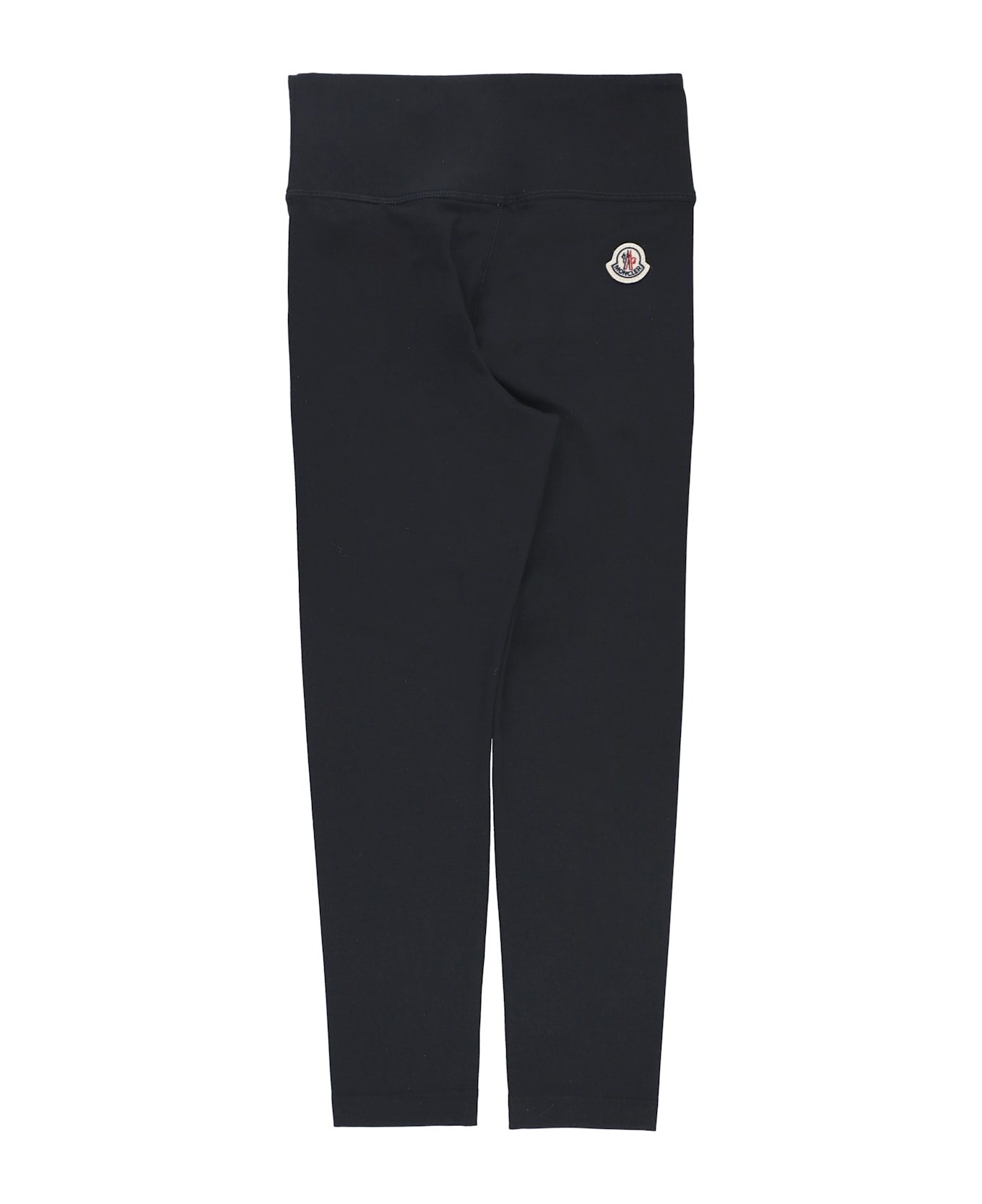 Moncler Leggings With Logo - Blue