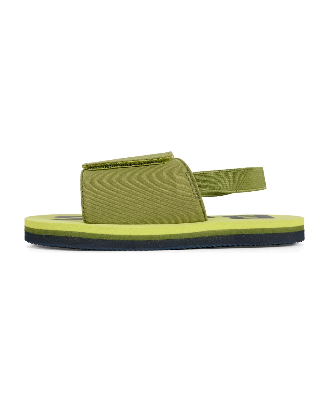 Hugo Boss Green Sandals For Baby Boy And Boy With Logo - Green