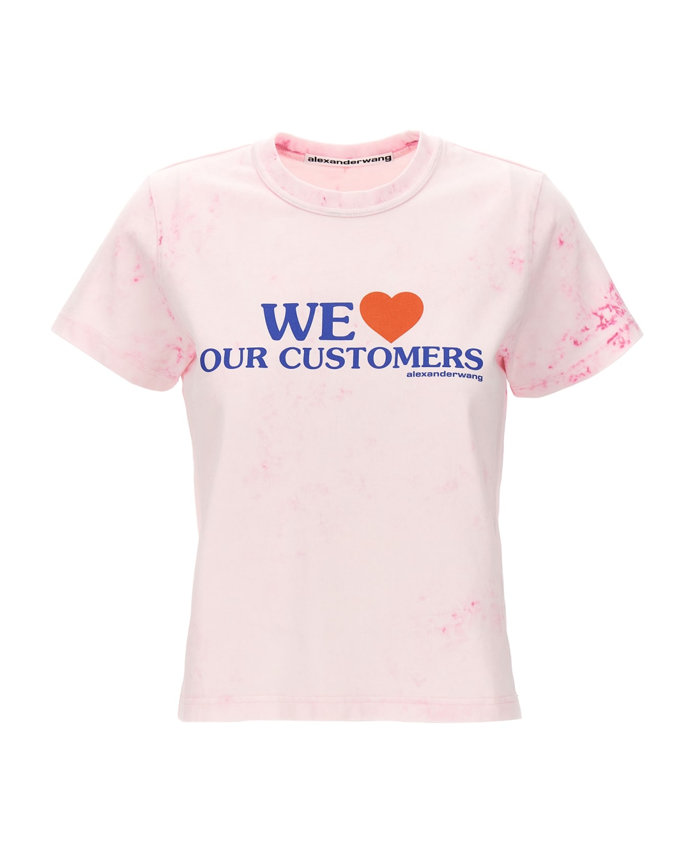 Alexander Wang 'we Love Our Customers' T-shirt - Pink