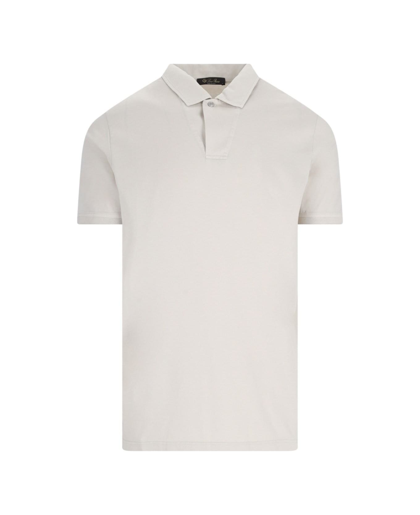 Loro Piana Basic Polo Shirt - GHIACCIO MEL