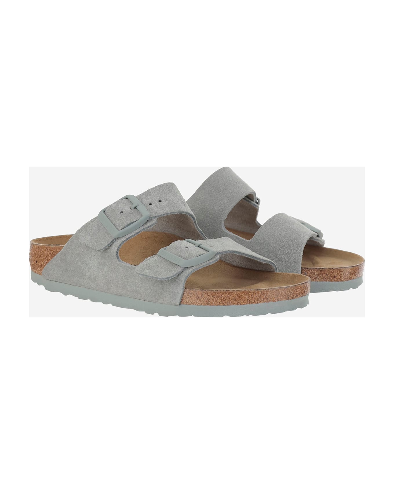 Birkenstock Arizona Suede Sandals - Green