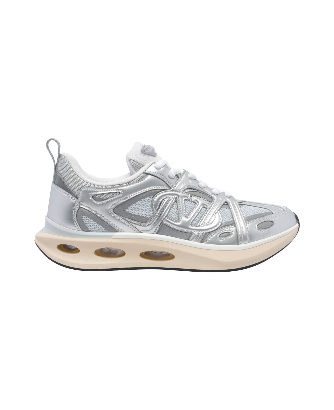 Valentino Garavani Vlogo Easyjog Sneakers - Silver