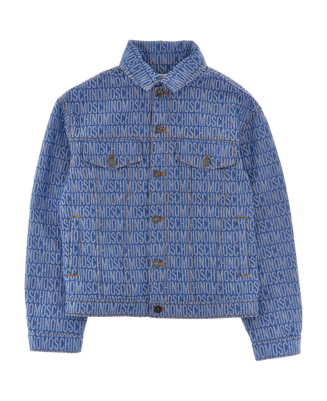 Moschino 'logo' Denim Jacket - Blue コート＆ジャケット