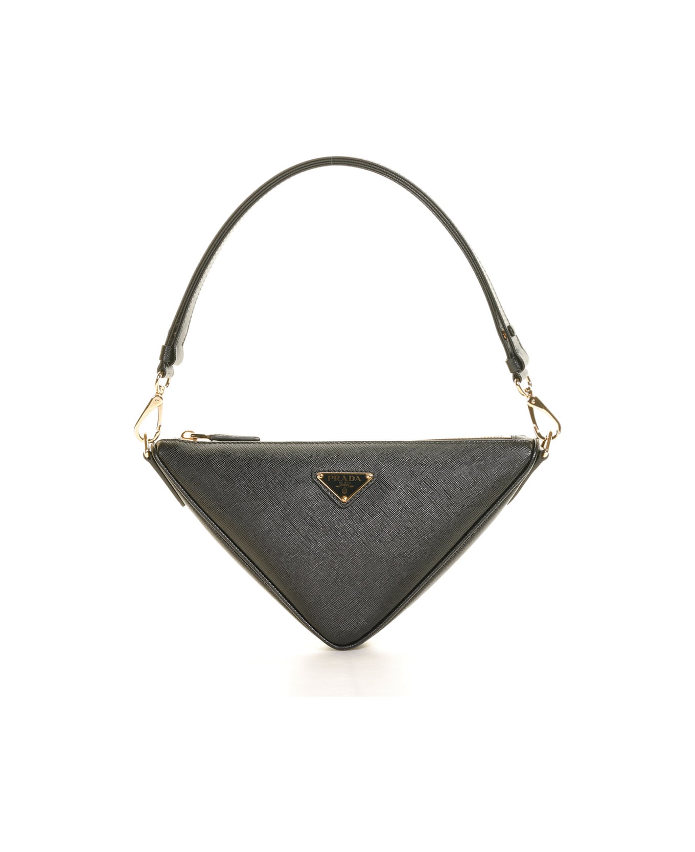 Prada Triangle Leather Mini Bag | italist